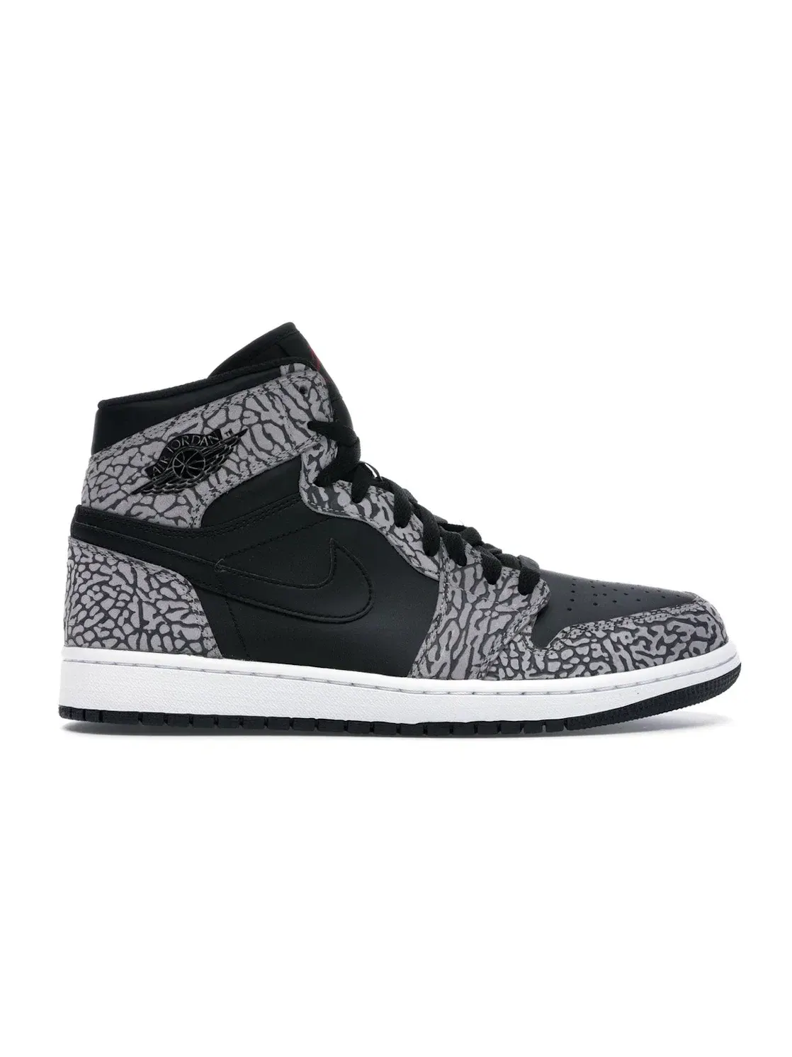 Мужские кроссовки Lifestyle с принтом Jordan 1 Retro Jordan — изображение 1 из 4, черный/-белый-красный