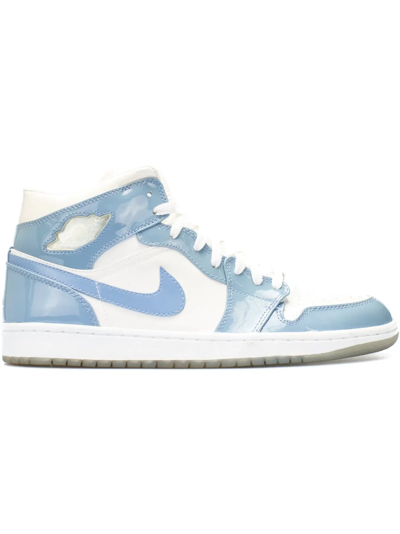 Мужские кроссовки Lifestyle Jordan 1 Retro UNC Patent Jordan — изображение 1 из 1, белый синий