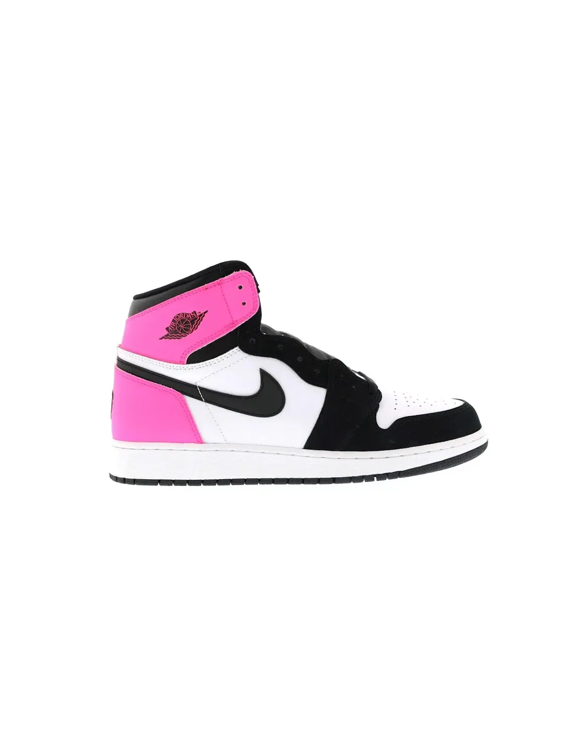 Детские кроссовки с контрастным дизайном Jordan 1 Retro — изображение 1 из 4, черный/розовый-белый