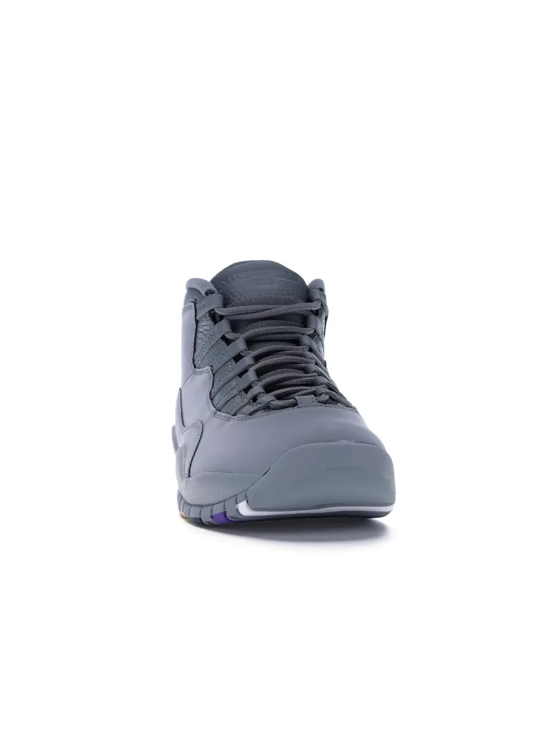 Мужские кроссовки Lifestyle из кожи и нубука Jordan 10 Retro Jordan — изображение 2 из 4, серый/серый-белый