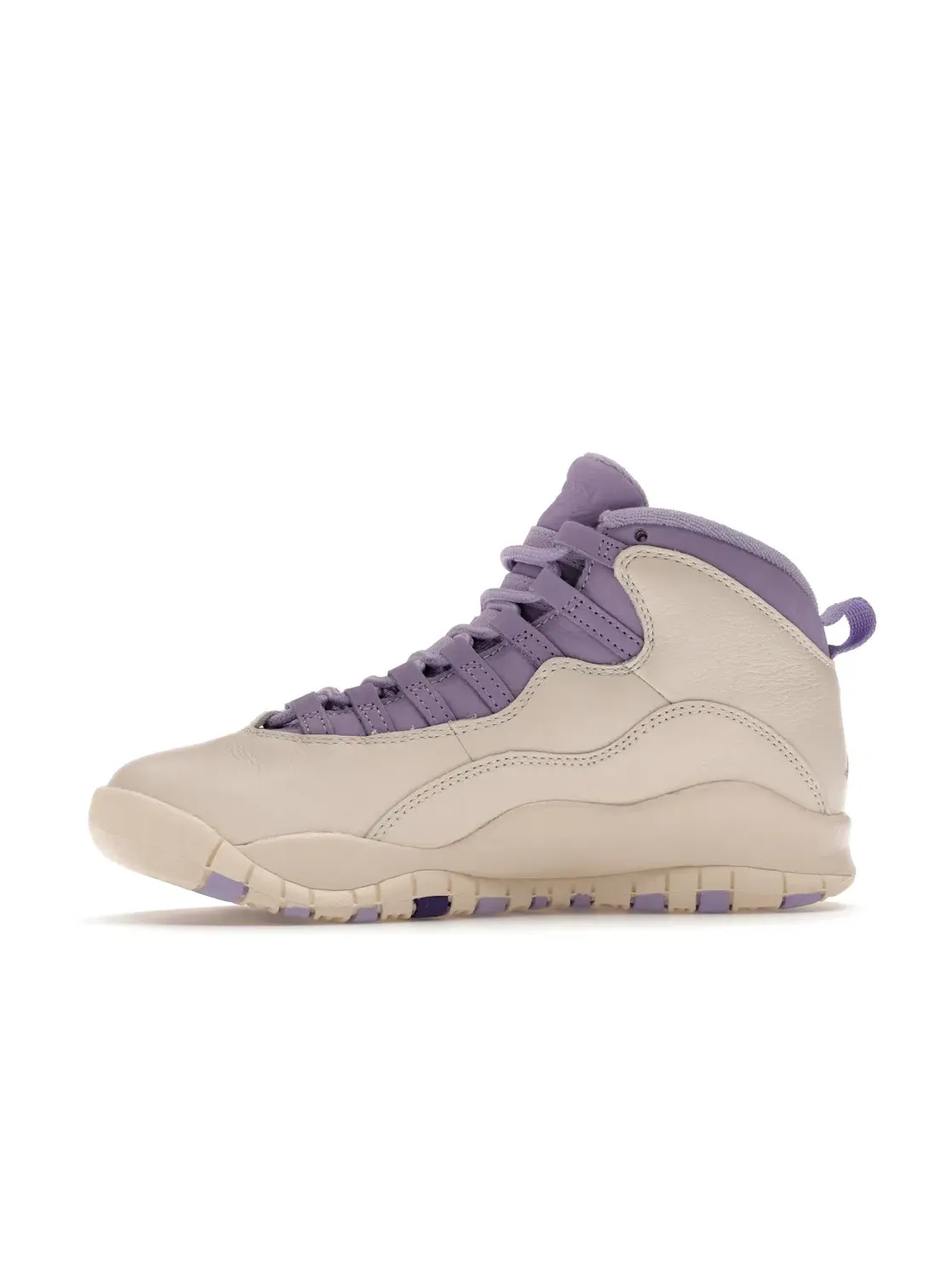 Женские кроссовки с принтом Jordan 10 Retro, Chalk/Wild Grape/Hydrangeas — изображение 3 из 4