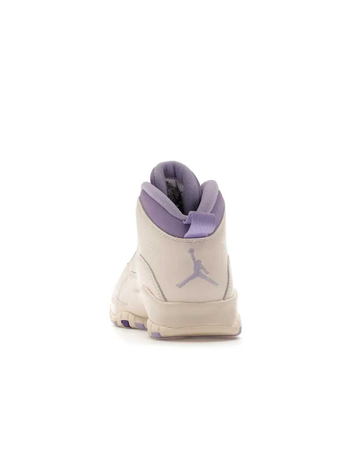 Женские кроссовки с принтом Jordan 10 Retro, Chalk/Wild Grape/Hydrangeas — изображение 4 из 4