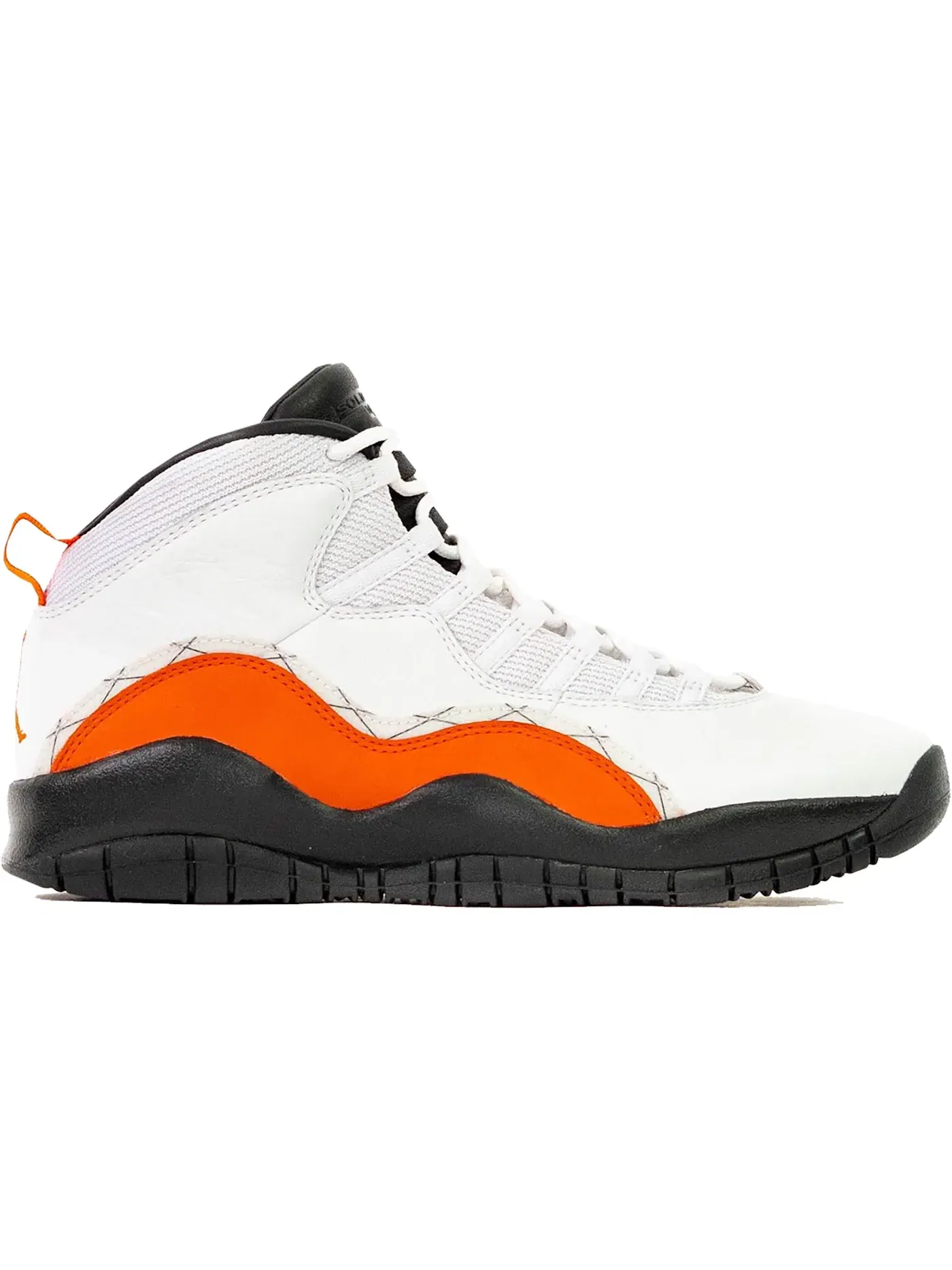 Мужские кроссовки Lifestyle Jordan 10 Retro Jordan — изображение 1 из 1, белый/черный-оранжевый
