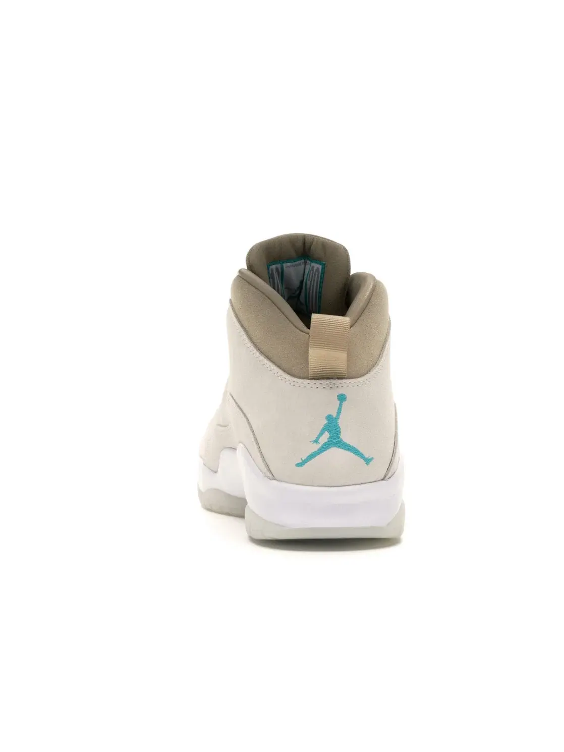 Мужские кроссовки кожаные с принтом Jordan 10 Retro SoleFly 10th Anniversary Jordan — изображение 4 из 4, зеленый