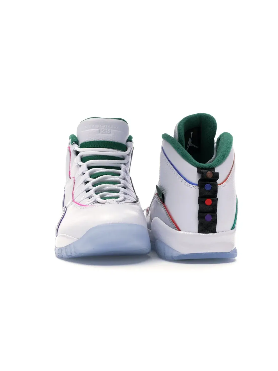 Мужские кроссовки с высоким верхом Jordan 10 Retro Wings Jordan — изображение 2 из 4, белый/--черный