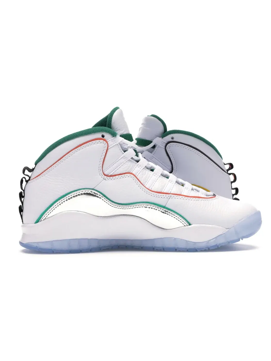 Мужские кроссовки с высоким верхом Jordan 10 Retro Wings Jordan — изображение 3 из 4, белый/--черный