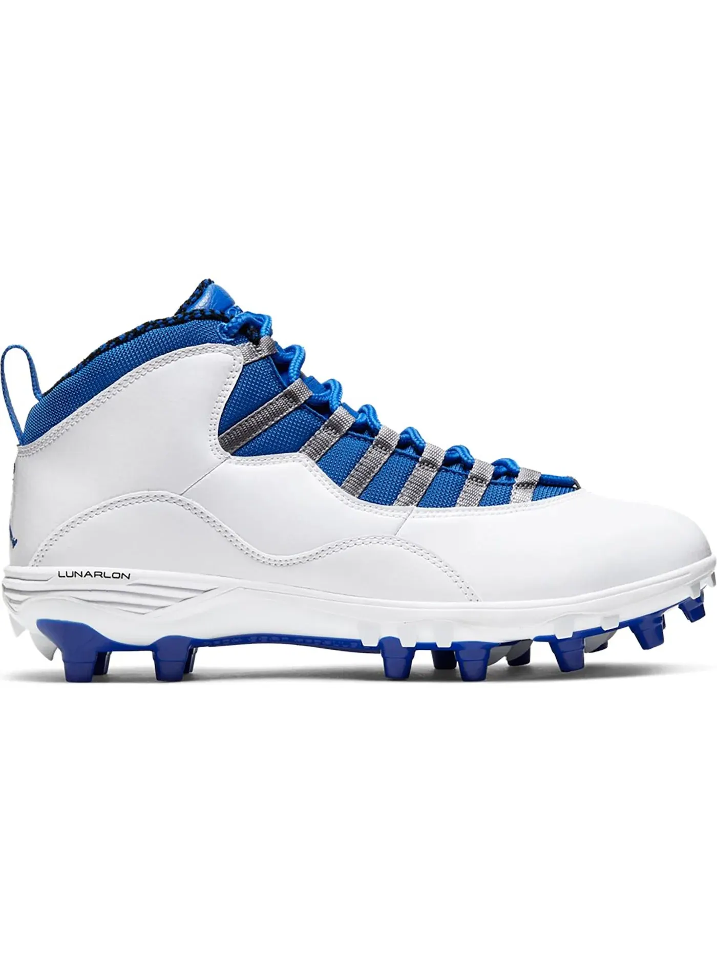 Мужские кроссовки Lifestyle Jordan 10 TD Mid — изображение 1 из 1, белый/светлый серый