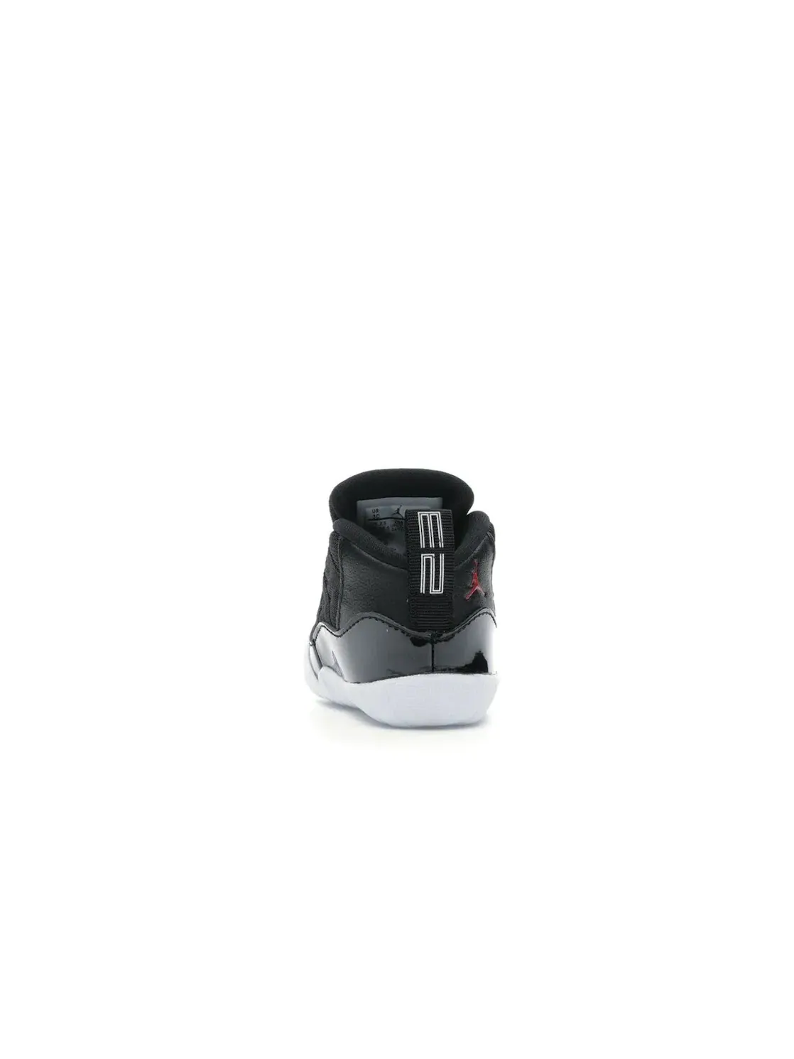Детский пинеток-кроссовок Air Jordan 11 Crib Bootie 72-10 (I) Jordan — изображение 4 из 4, черный/красный-белый