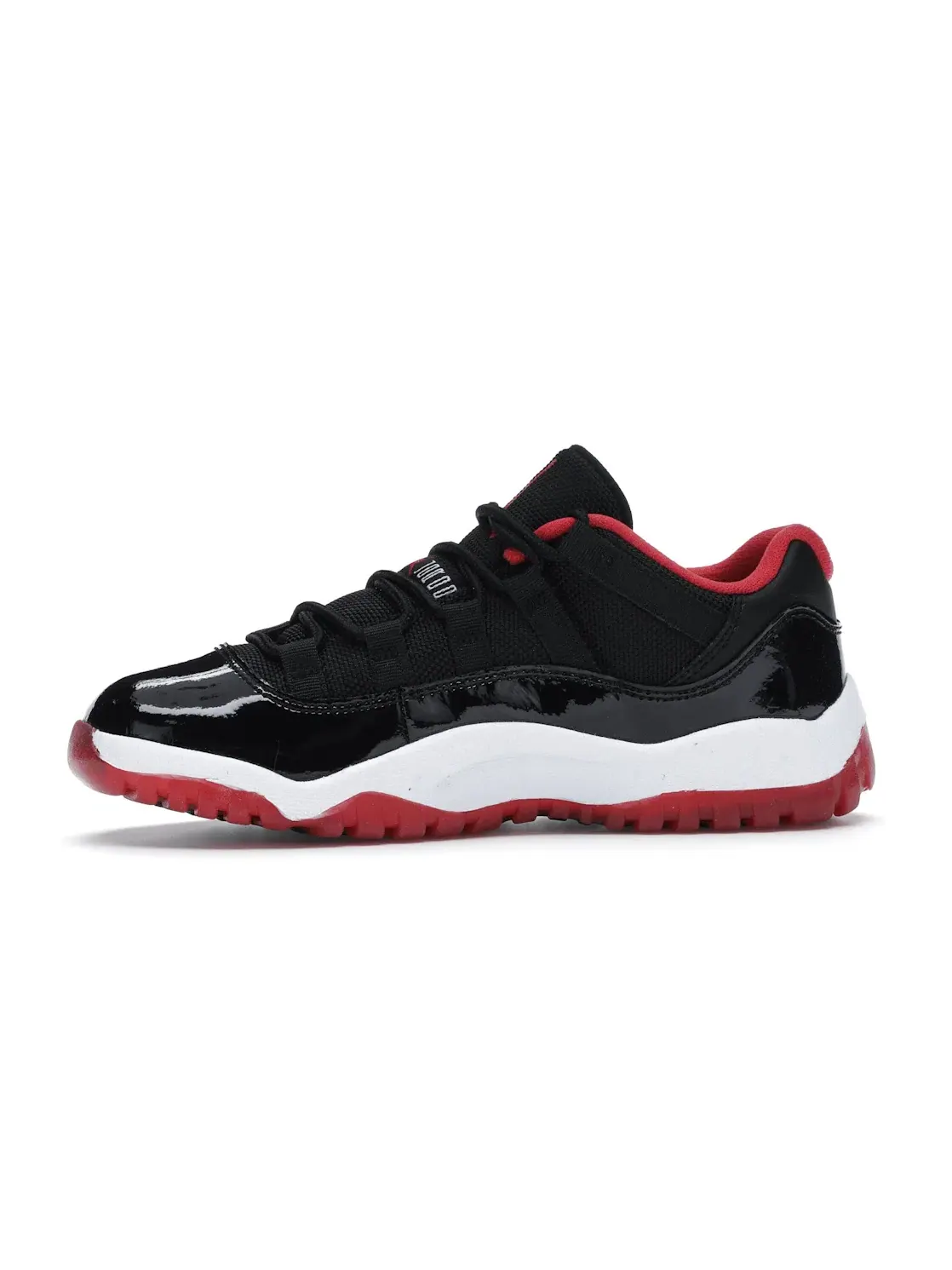 Детские кроссовки с принтом Jordan 11 Low Jordan — изображение 3 из 4, черный красный белый
