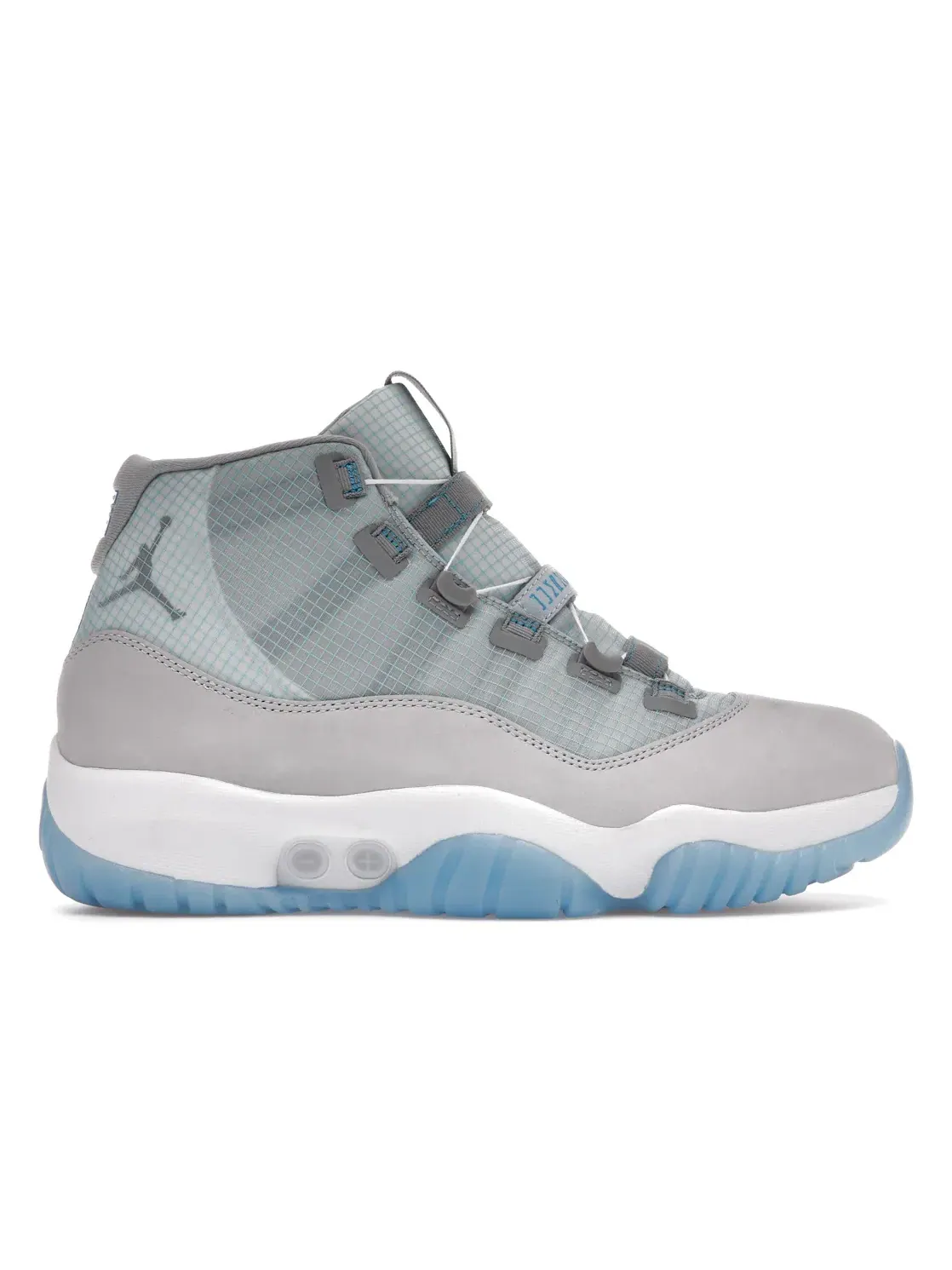 Мужские кроссовки Lifestyle с системой шнуровки Adapt Jordan 11 Retro Adapt Jordan — изображение 1 из 4, серый/темный синий