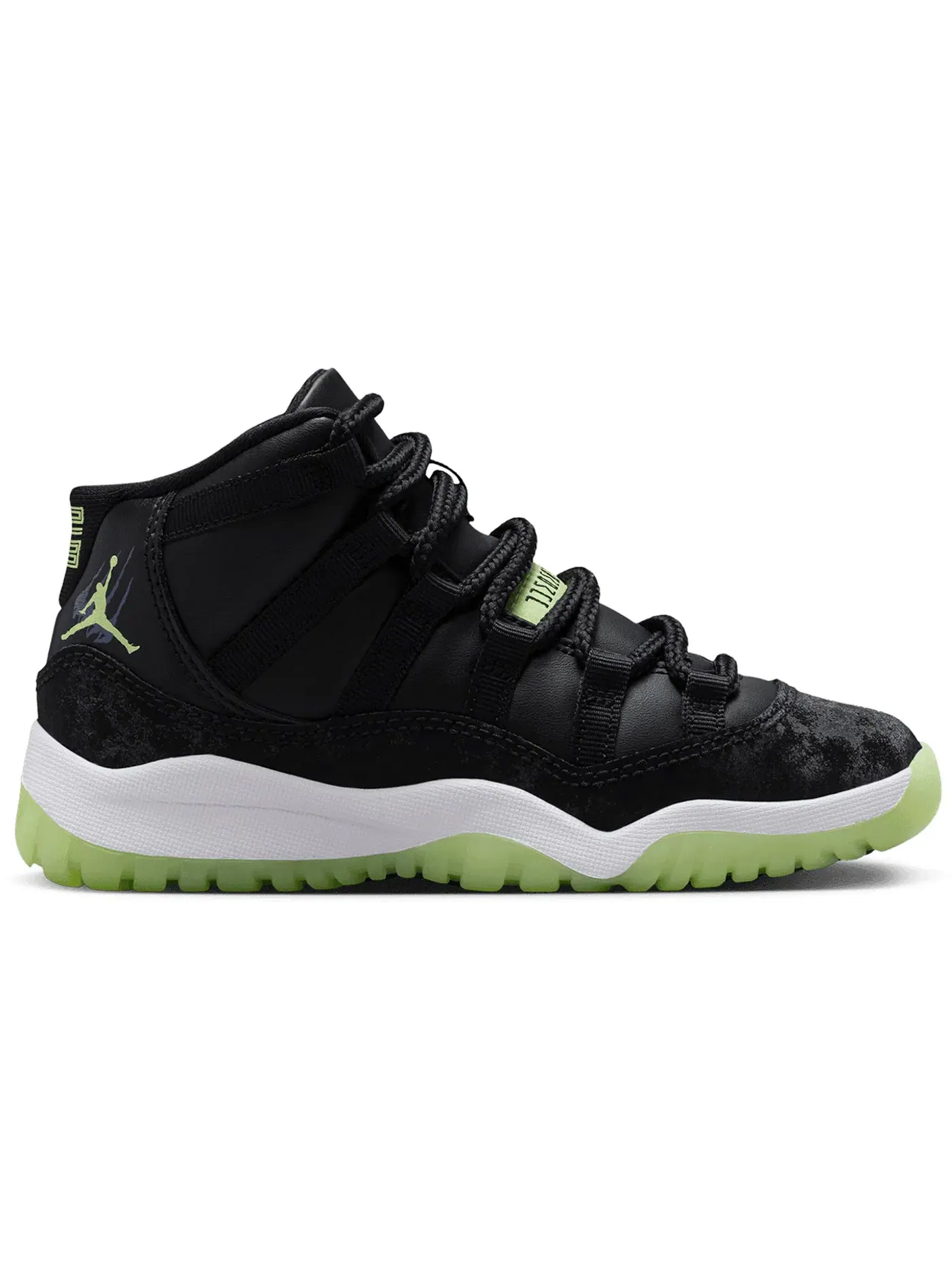 Детские кроссовки Lifestyle с контрастными акцентами Jordan 11 Retro Jordan — изображение 1 из 1, черный//темный/белый