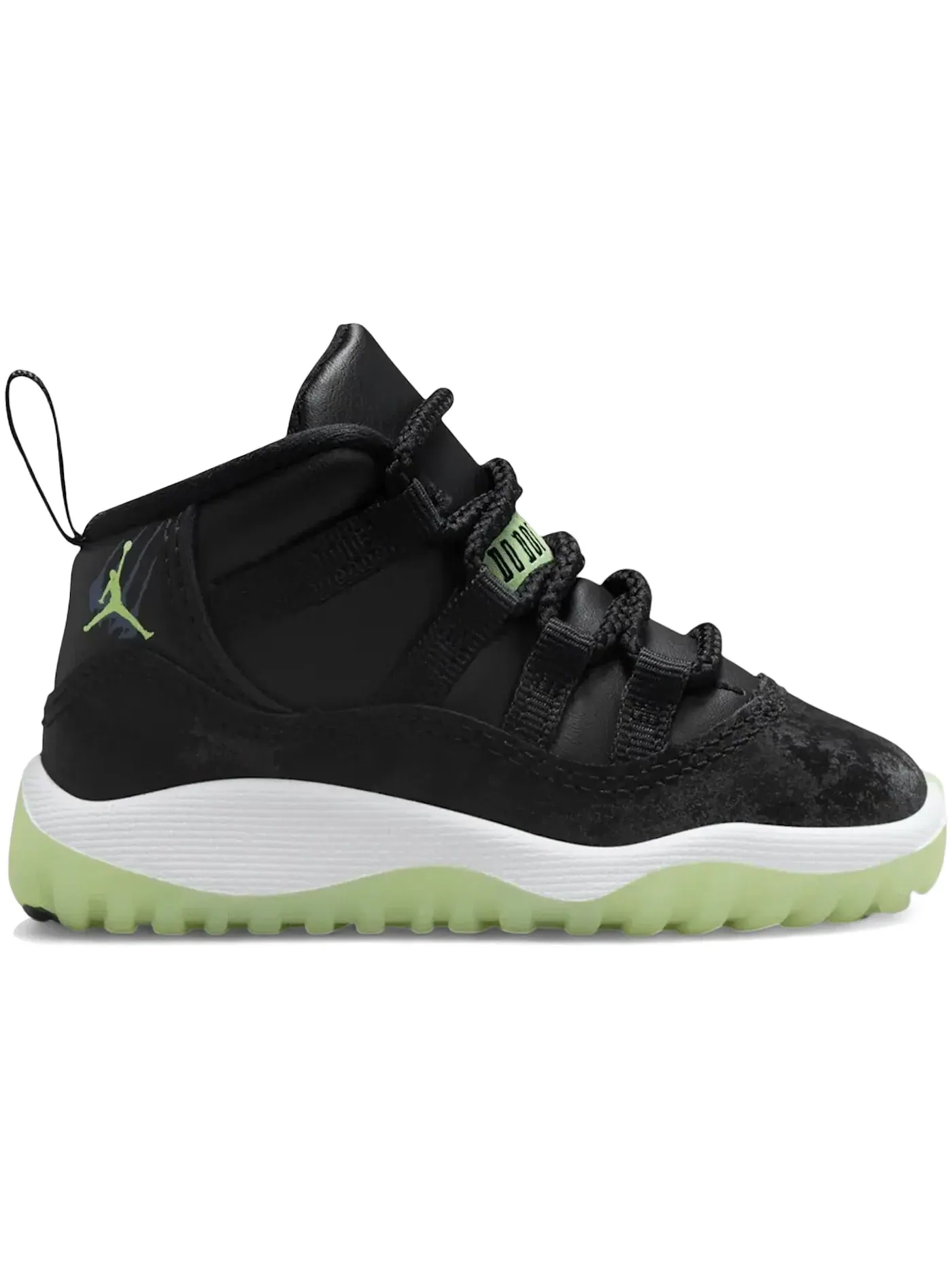 Детские кроссовки Lifestyle с яркими акцентами Jordan 11 Retro — изображение 1 из 1, черный//темный/белый