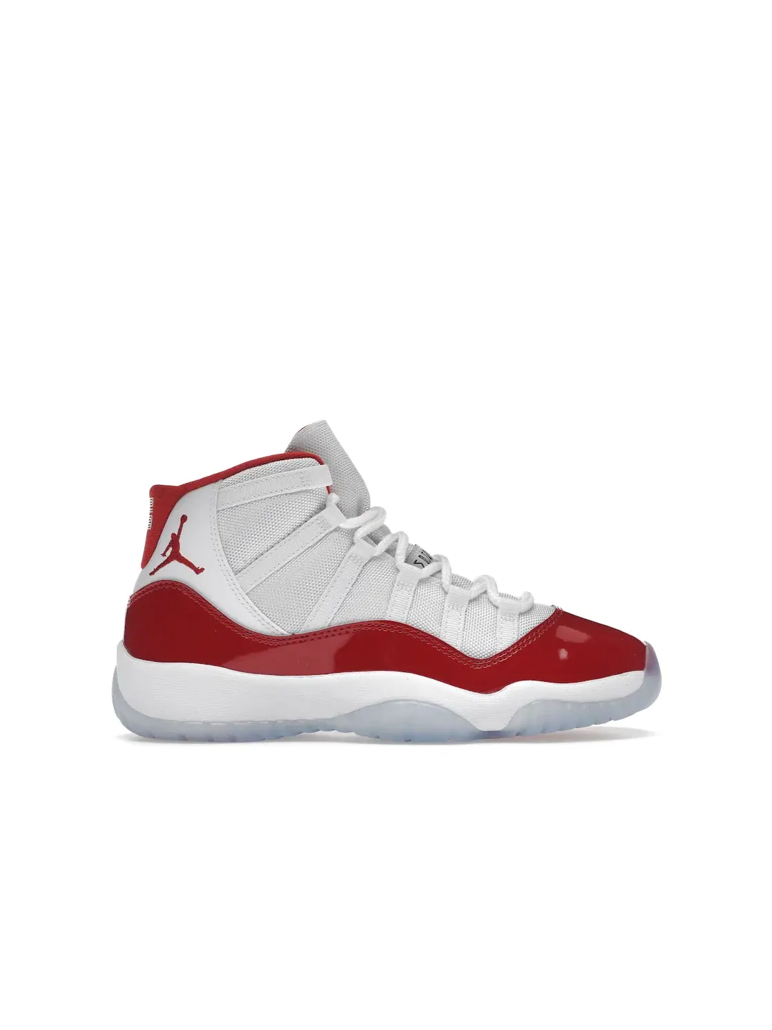 Детские кроссовки Lifestyle с глянцевым кожаным носком Jordan 11 Retro — изображение 1 из 4, белый/красный-черный