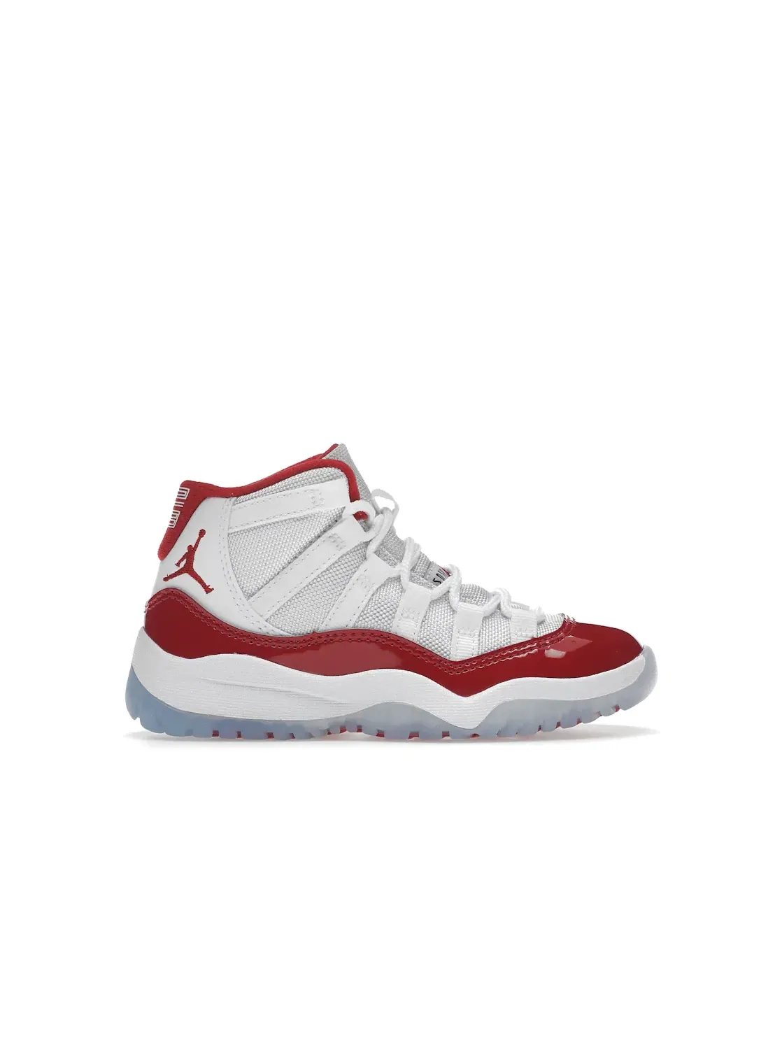 Детские кроссовки для мальчиков с высоким берцем Jordan 11 Retro Jordan — изображение 1 из 4, белый/красный-черный