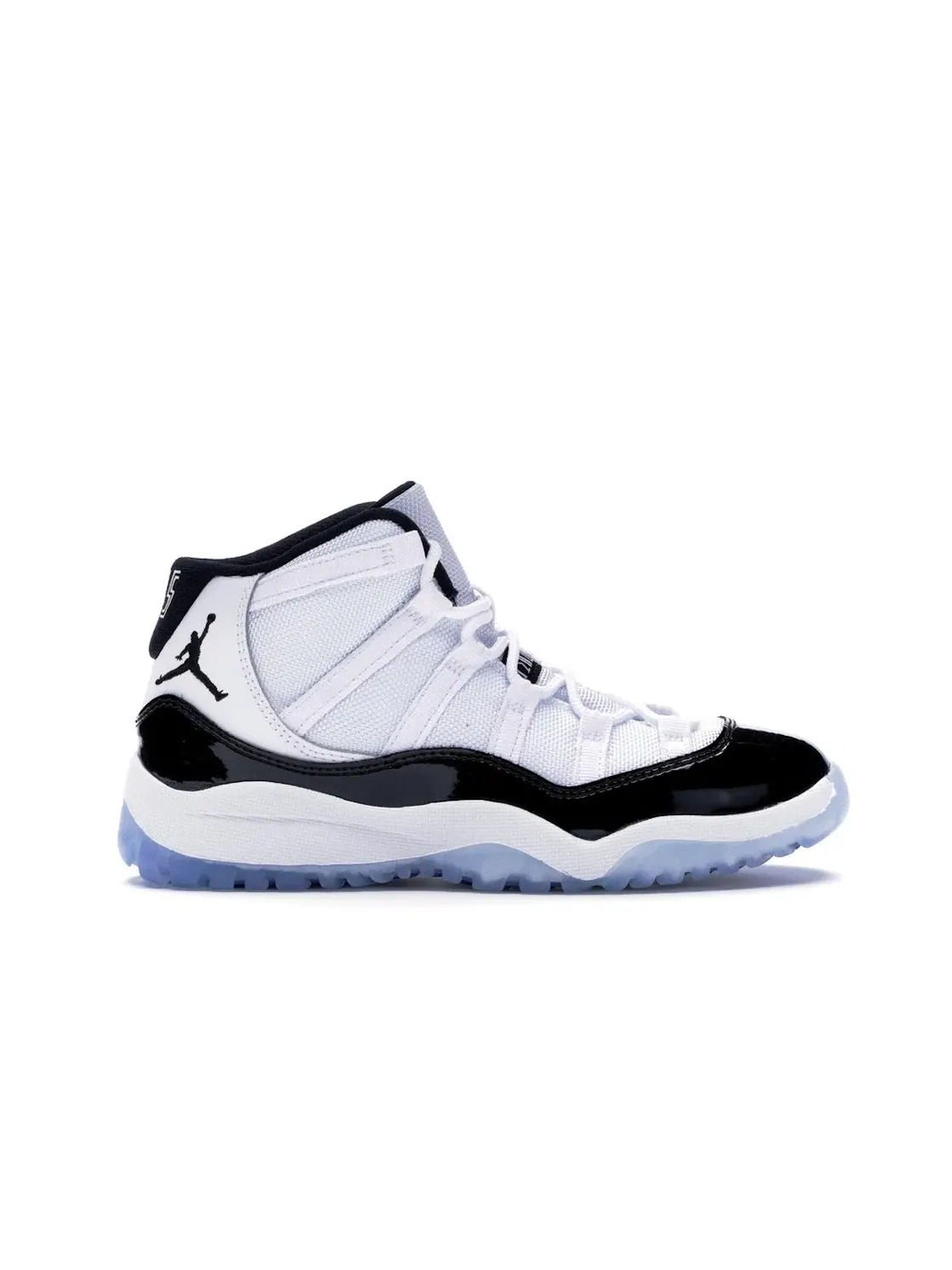 Детские кроссовки с верхом из патентированной кожи и сетки Jordan 11 Retro Jordan — изображение 1 из 4, белый/черный