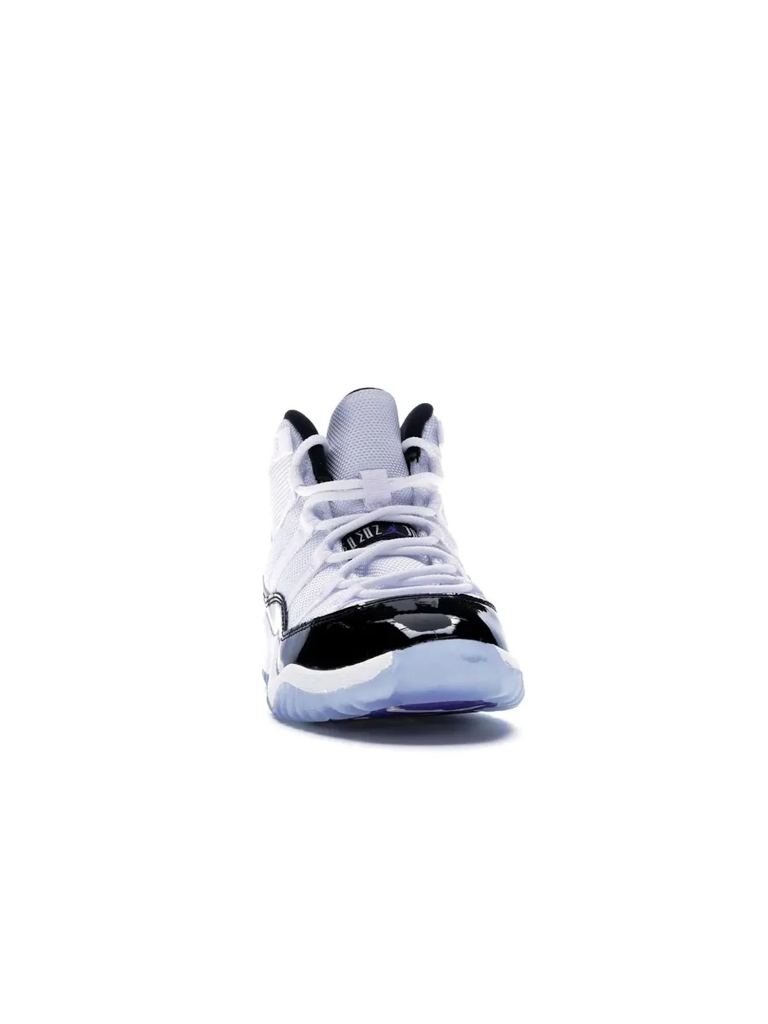 Детские кроссовки с верхом из патентированной кожи и сетки Jordan 11 Retro Jordan — изображение 2 из 4, белый/черный