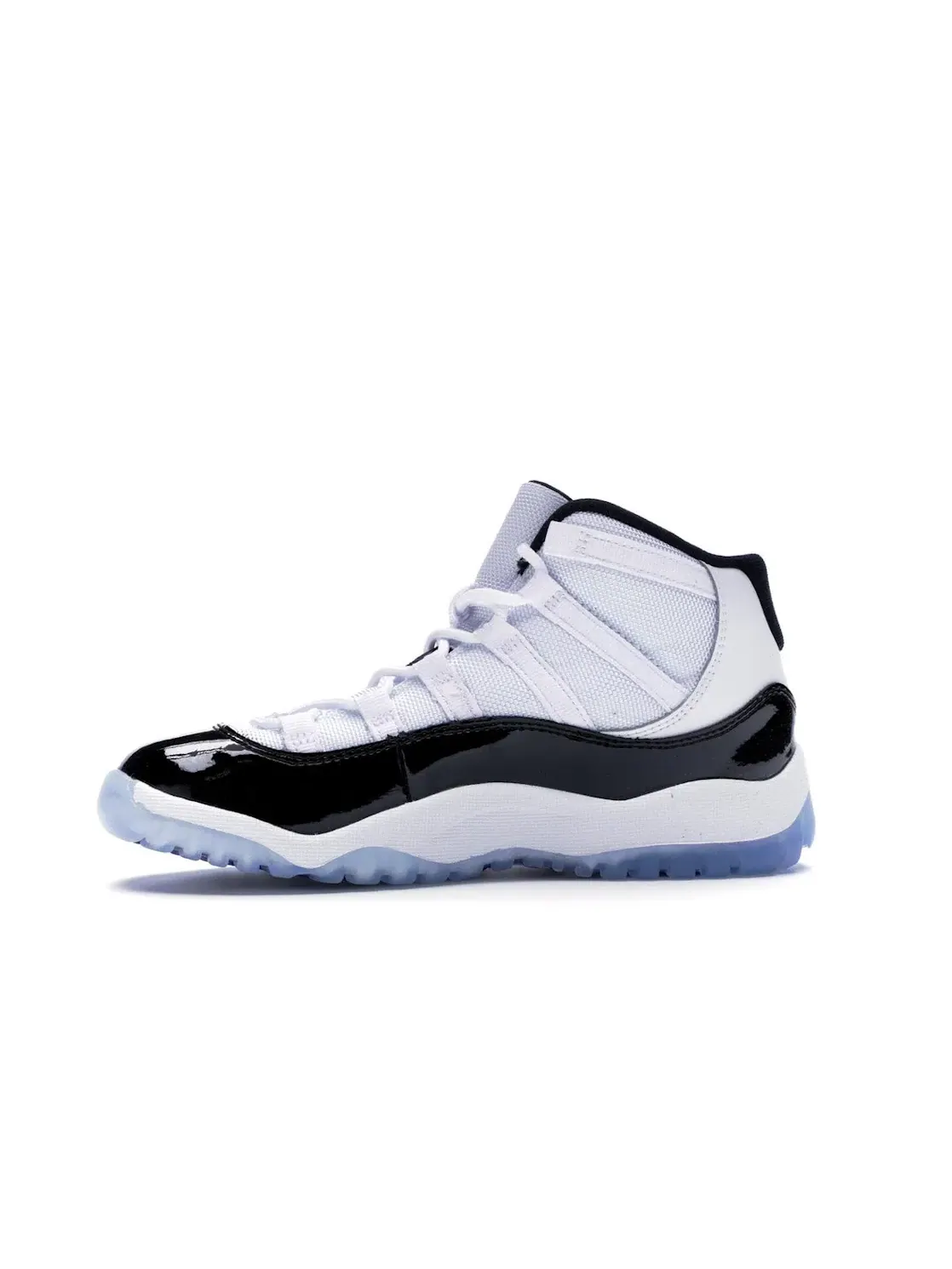 Детские кроссовки с верхом из патентированной кожи и сетки Jordan 11 Retro Jordan — изображение 3 из 4, белый/черный