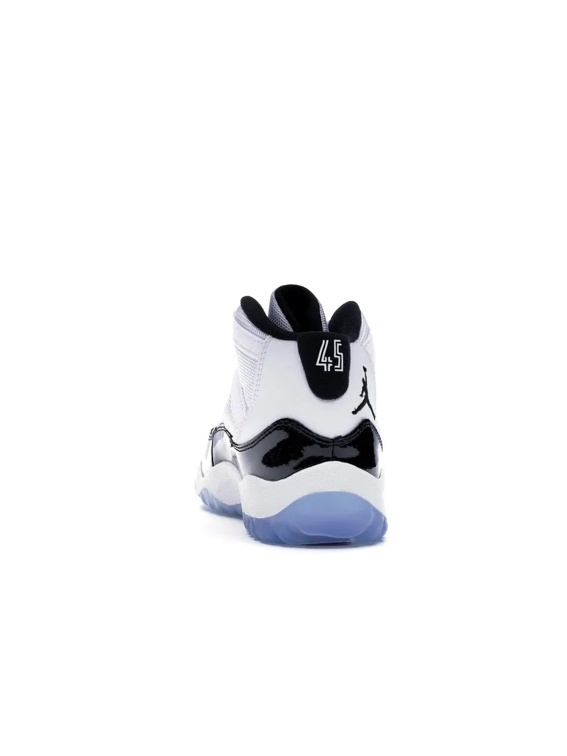 Детские кроссовки с верхом из патентированной кожи и сетки Jordan 11 Retro Jordan — изображение 4 из 4, белый/черный