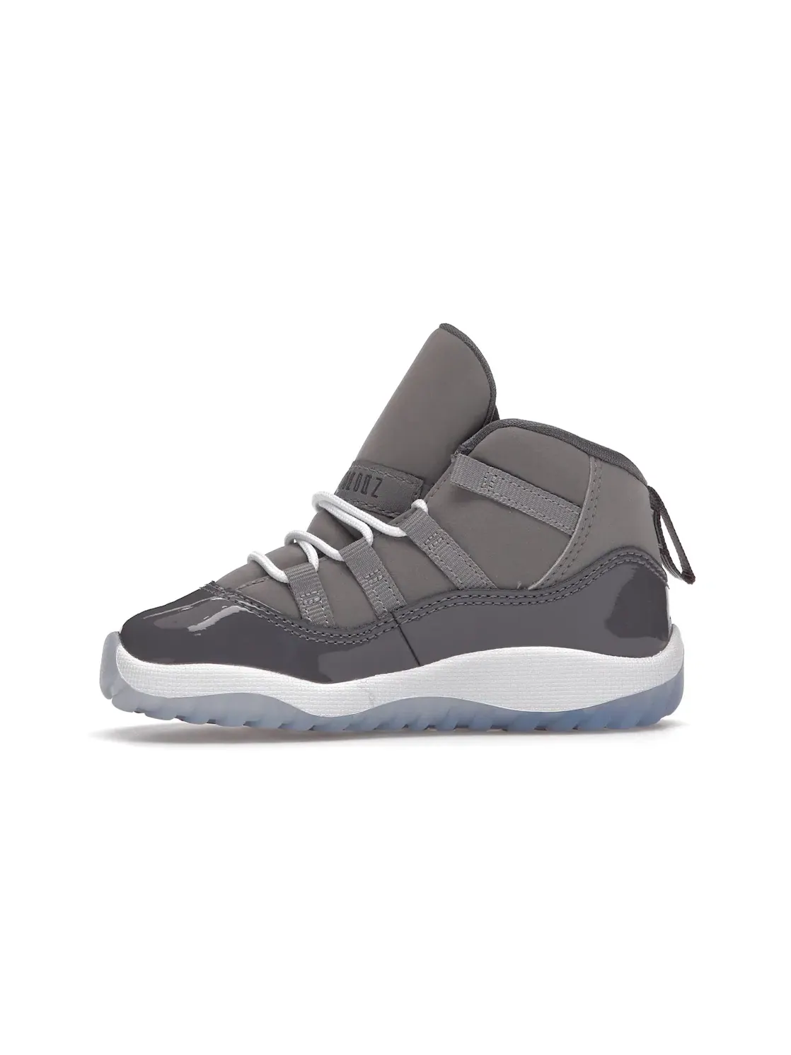 Детские кроссовки для мальчиков из нубука Jordan 11 Retro Cool Grey (2021) Jordan — изображение 3 из 4, серый/мульти-/мульти