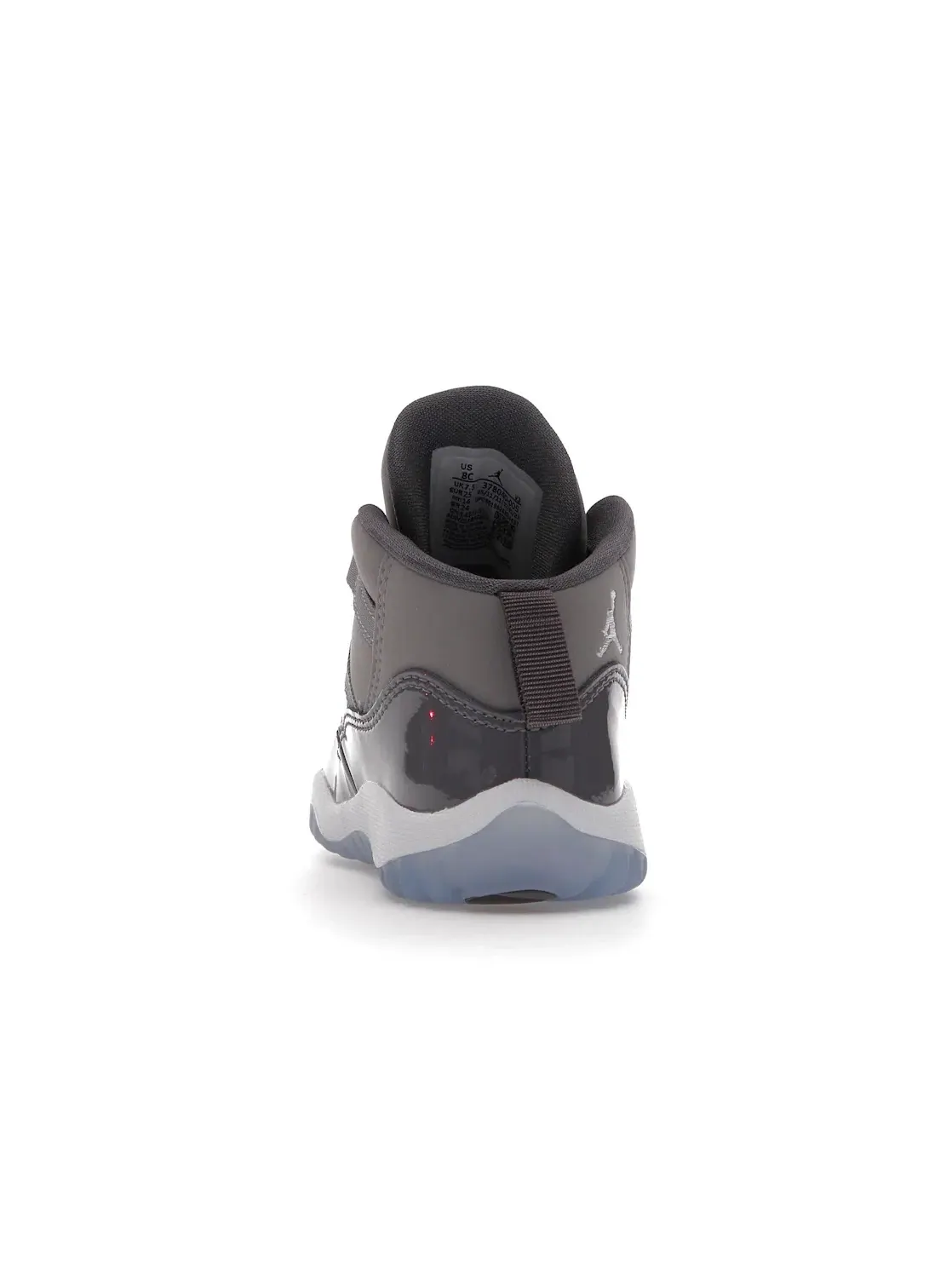Детские кроссовки для мальчиков из нубука Jordan 11 Retro Cool Grey (2021) Jordan — изображение 4 из 4, серый/мульти-/мульти