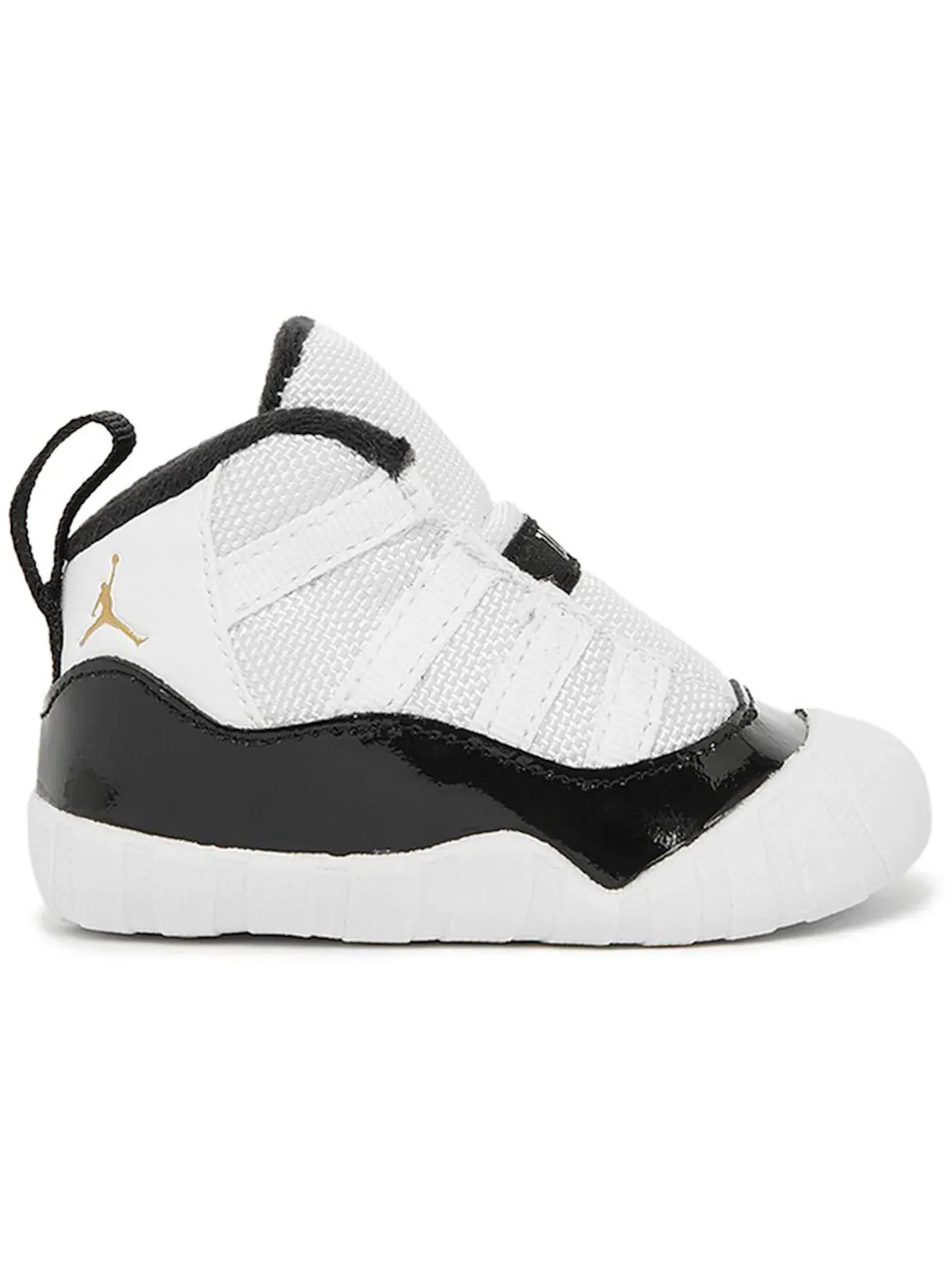 Детские пинетки-кроссовки с высоким блеском Jordan 11 Retro Crib Bootie — изображение 1 из 1