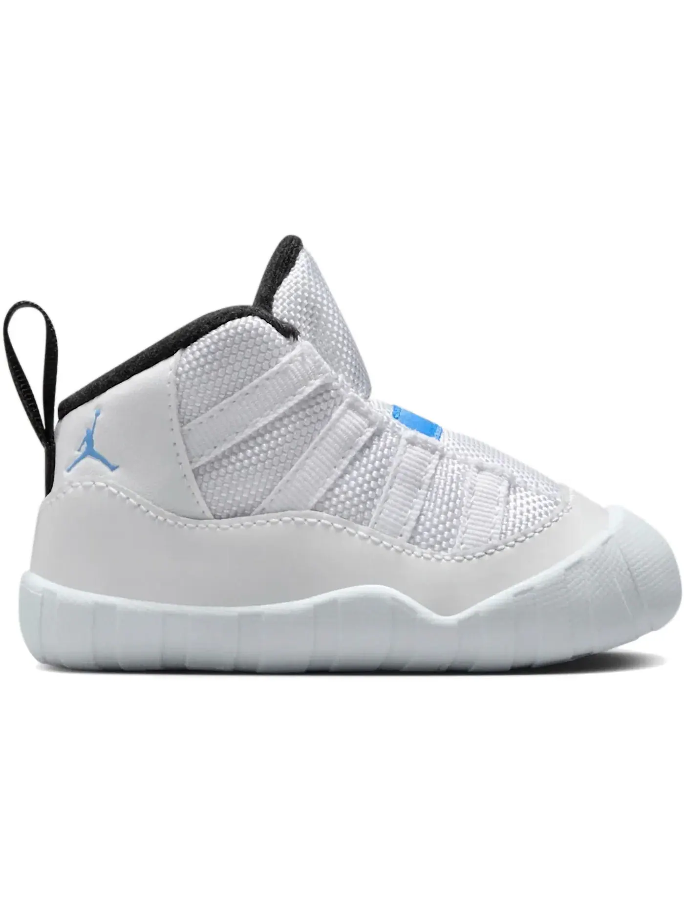Детские пинетки-кроссовки модель Jordan 11 Retro Crib Bootie Jordan — изображение 1 из 1, белый/синий/черный