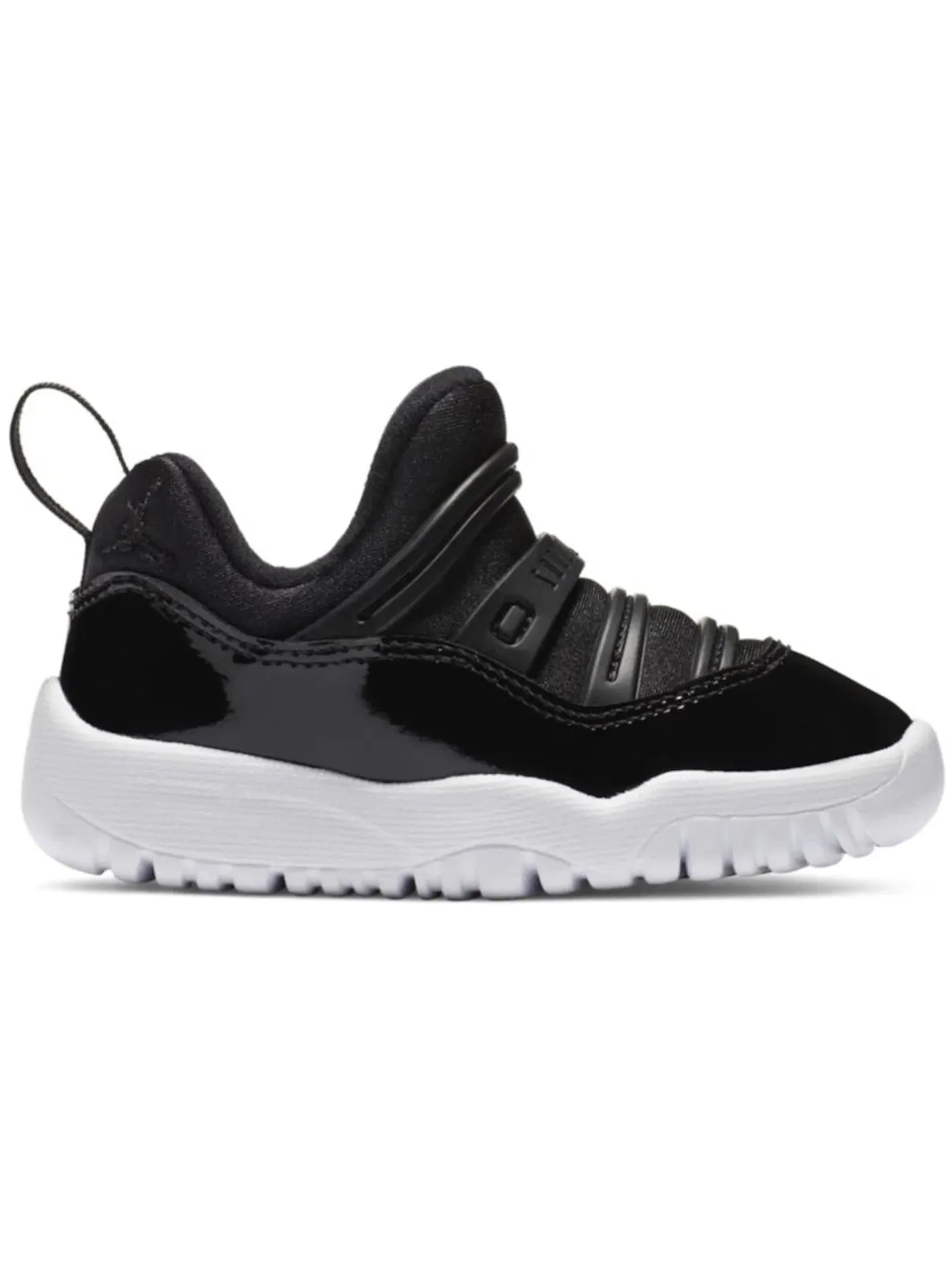 Детские кроссовки с принтом Jordan 11 Retro Little Flex Jordan — изображение 1 из 1, черный/черный/белый