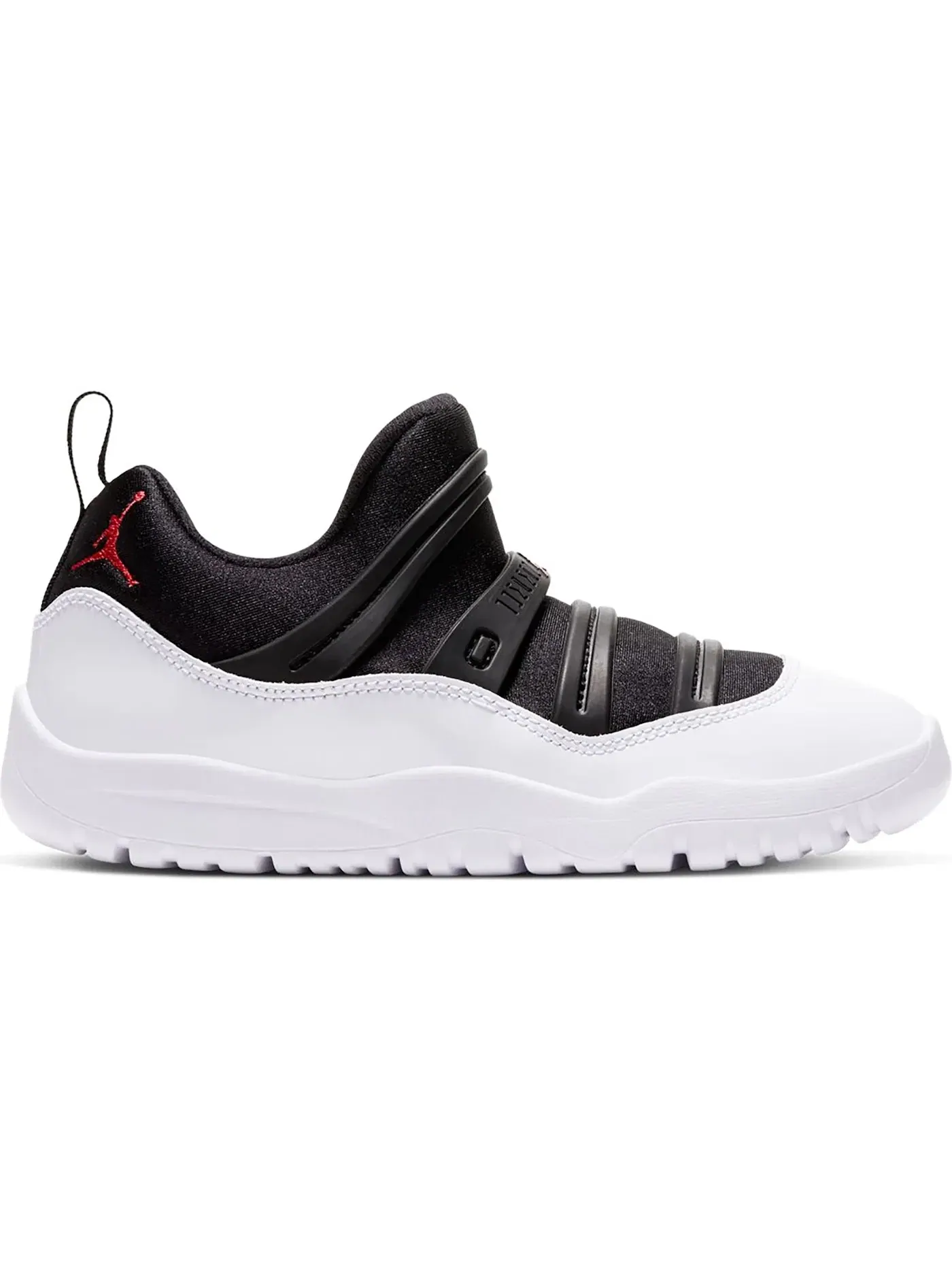 Детские кроссовки для мальчиков с принтом Jordan 11 Retro Little Flex Jordan — изображение 1 из 1, черный/белый-красный