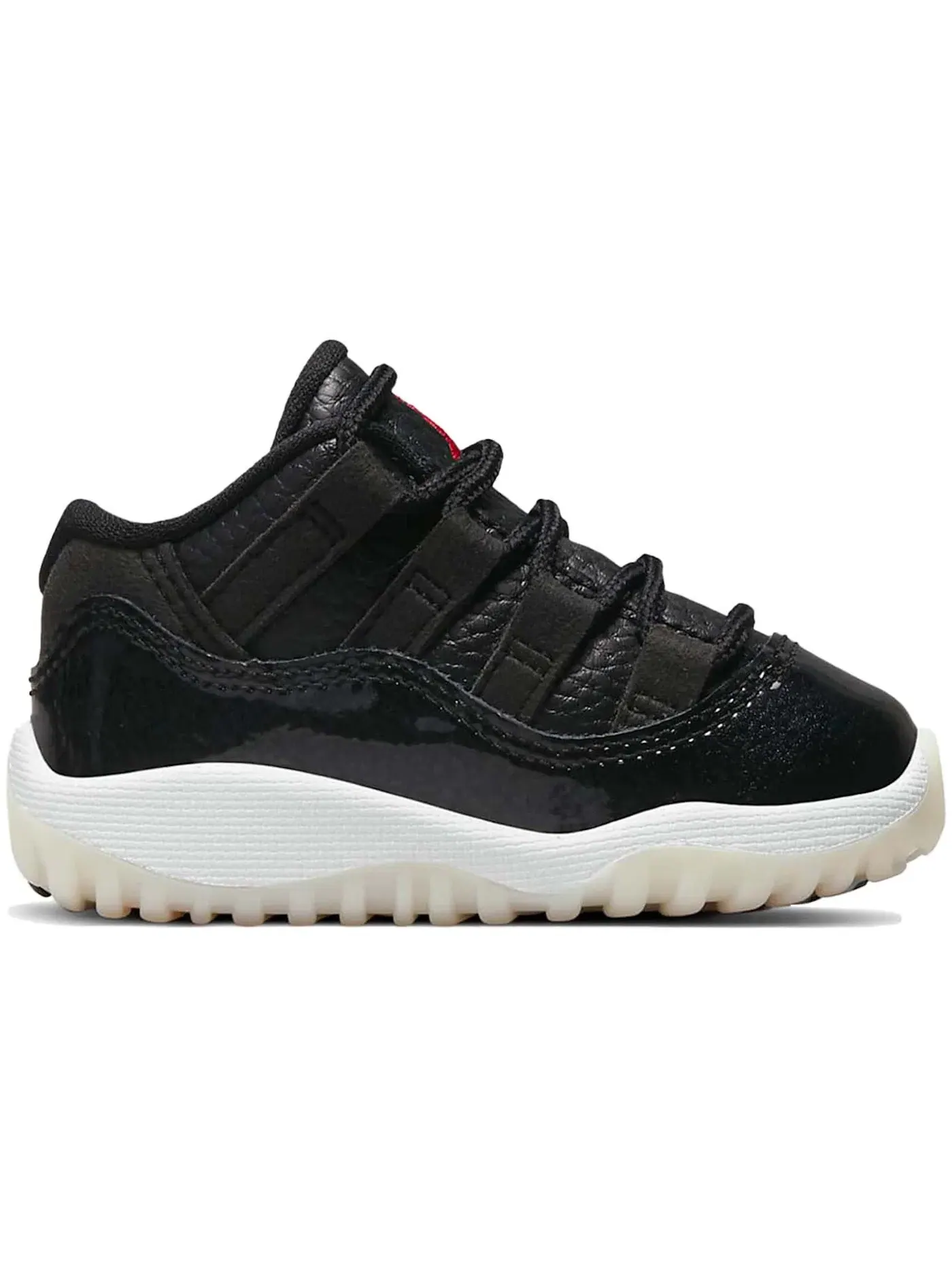Детские кроссовки Lifestyle с патентованной кожей Jordan 11 Retro Low — изображение 1 из 1, черный/красный/белый