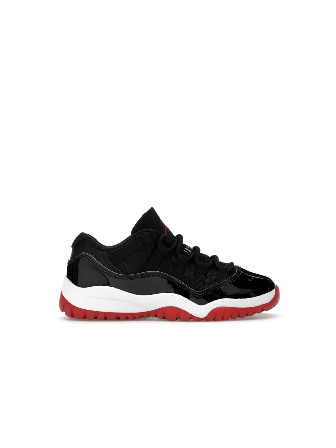 Детские кроссовки баскетбольные с низким верхом Jordan 11 Retro Low — изображение 1 из 4, черный/белый-красный