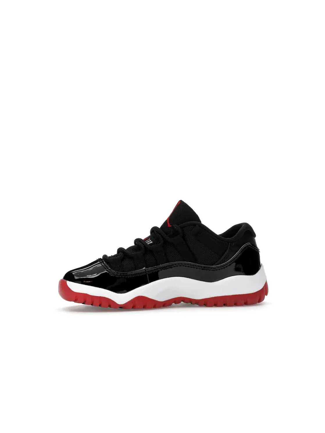 Детские кроссовки баскетбольные с низким верхом Jordan 11 Retro Low — изображение 3 из 4, черный/белый-красный