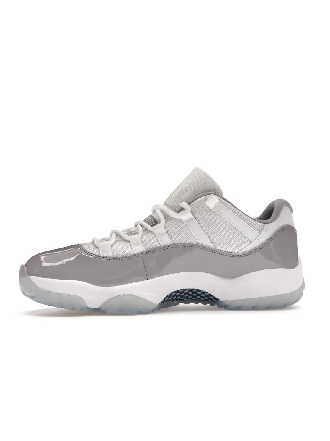 Мужские кроссовки с низким верхом Jordan 11 Retro Low Jordan — изображение 3 из 4, белый/серый/синий
