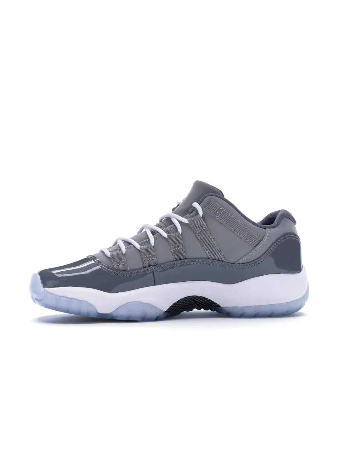 Детские кроссовки с низким верхом Jordan 11 Retro Low — изображение 3 из 4, серый/белый