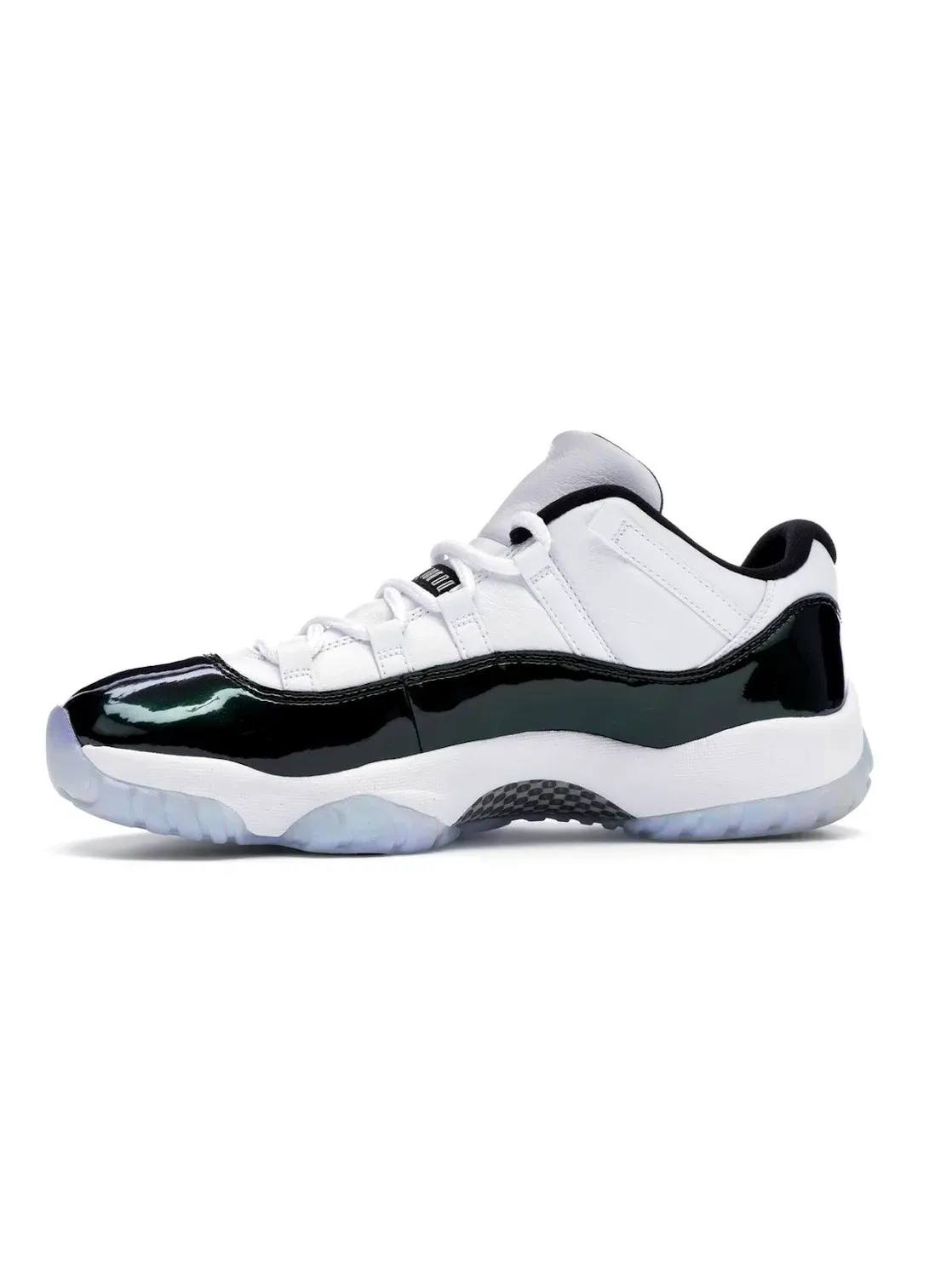 Мужские кроссовки с иридиевым покрытием Jordan 11 Retro Low Iridescent — изображение 3 из 4, белый/черный