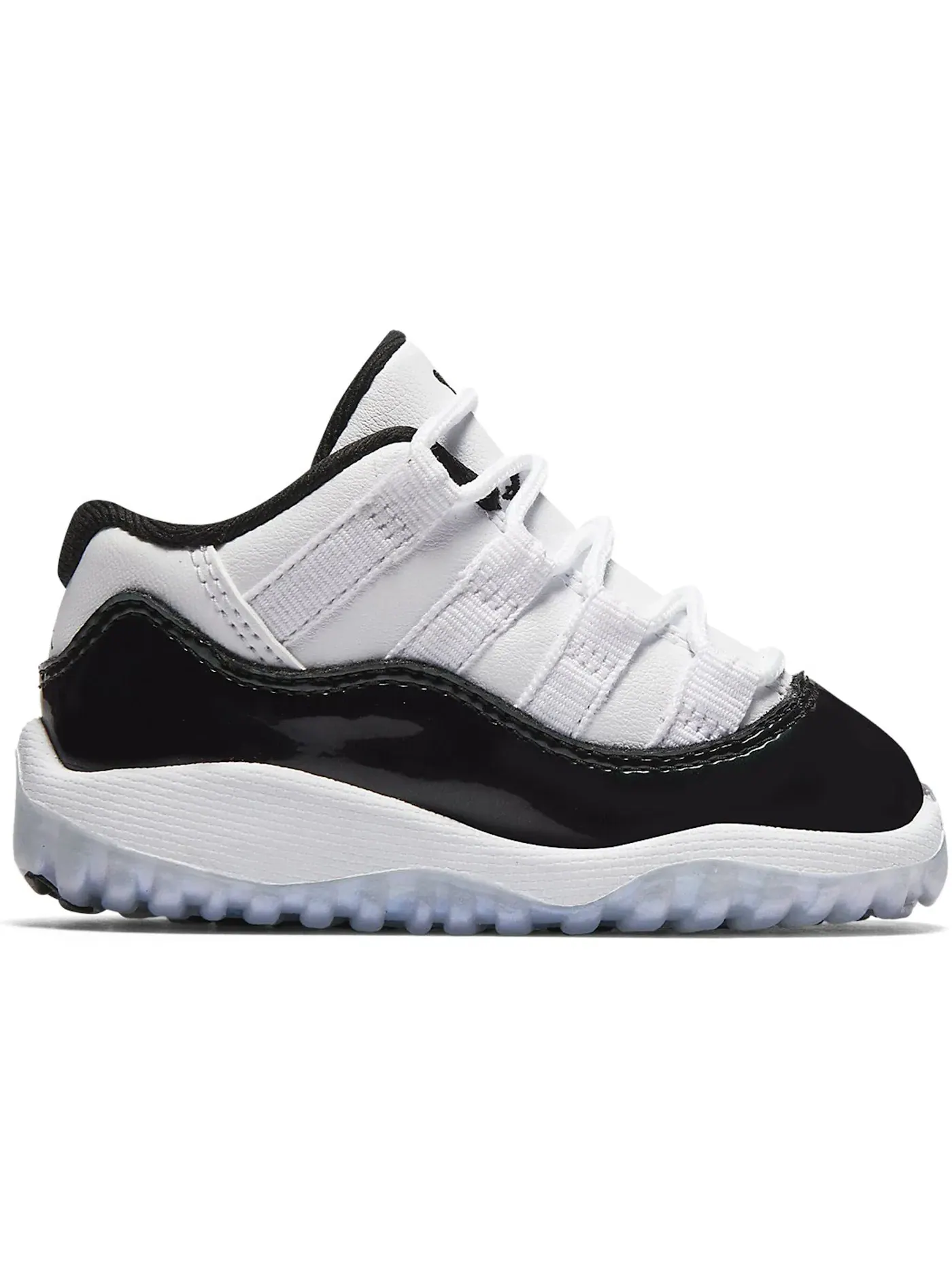 Детские кроссовки Lifestyle с низким профилем Jordan 11 Retro Low Iridescent от Jordan — изображение 1 из 1, белый/черный
