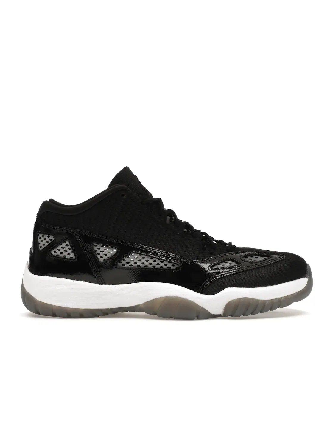 Мужские кроссовки с верхом из текстиля и кожи Jordan 11 Retro Low IE Craft Jordan — изображение 1 из 4, черный/черный/белый