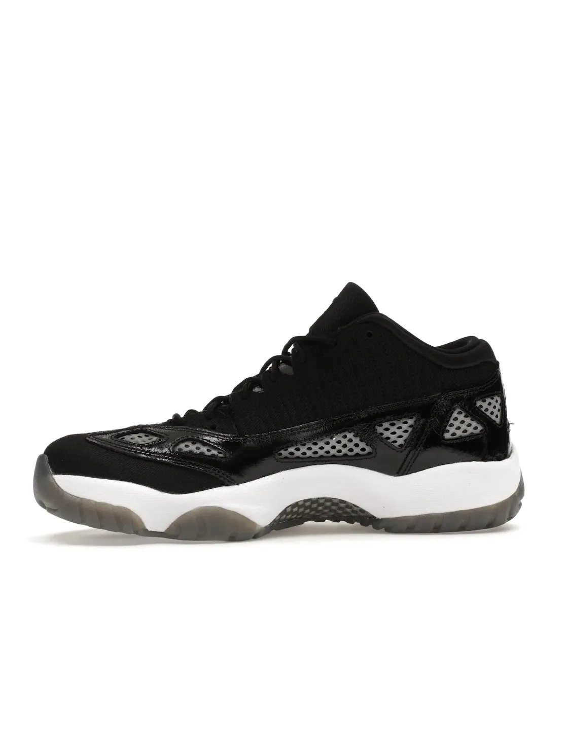 Мужские кроссовки с верхом из текстиля и кожи Jordan 11 Retro Low IE Craft Jordan — изображение 3 из 4, черный/черный/белый