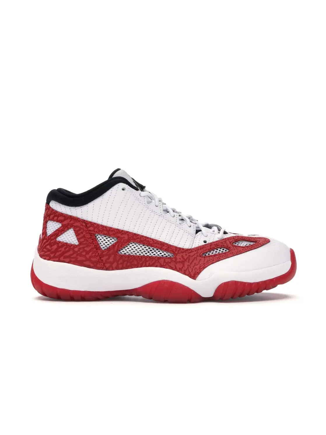 Мужские кроссовки с верхом из кожи White/Gym Red-Black Jordan — изображение 1 из 4, белый/красный-черный