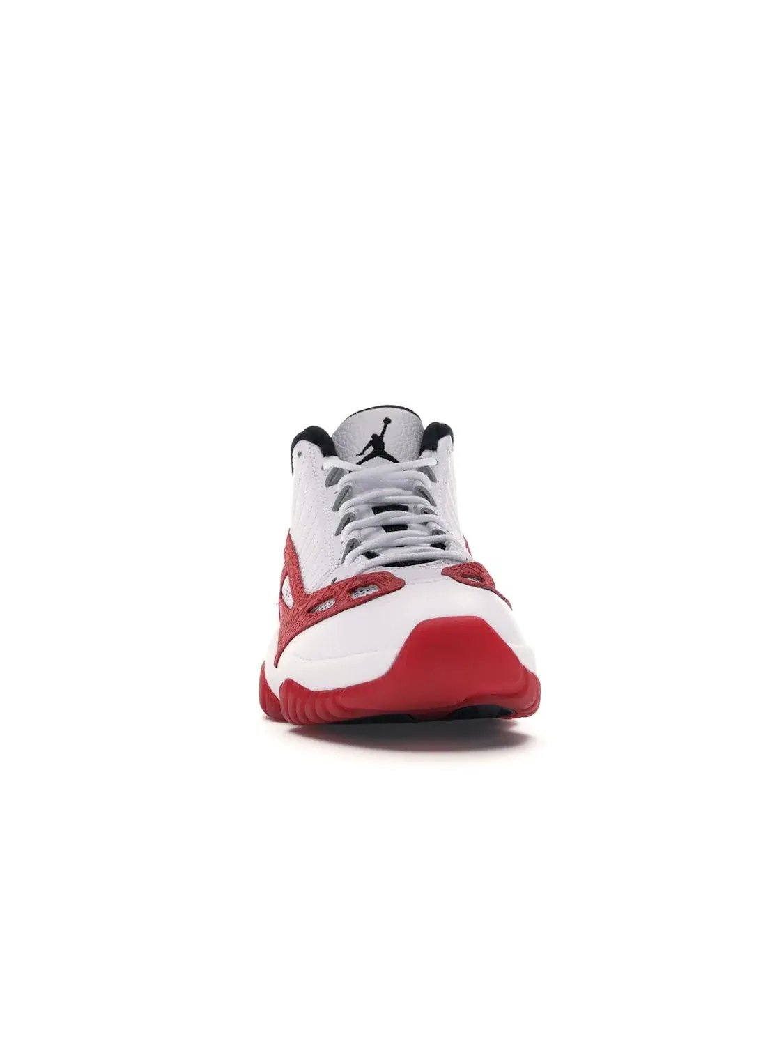 Мужские кроссовки с верхом из кожи White/Gym Red-Black Jordan — изображение 2 из 4, белый/красный-черный