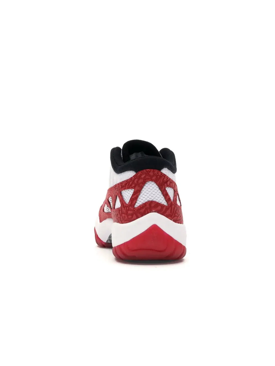Мужские кроссовки с верхом из кожи White/Gym Red-Black Jordan — изображение 4 из 4, белый/красный-черный