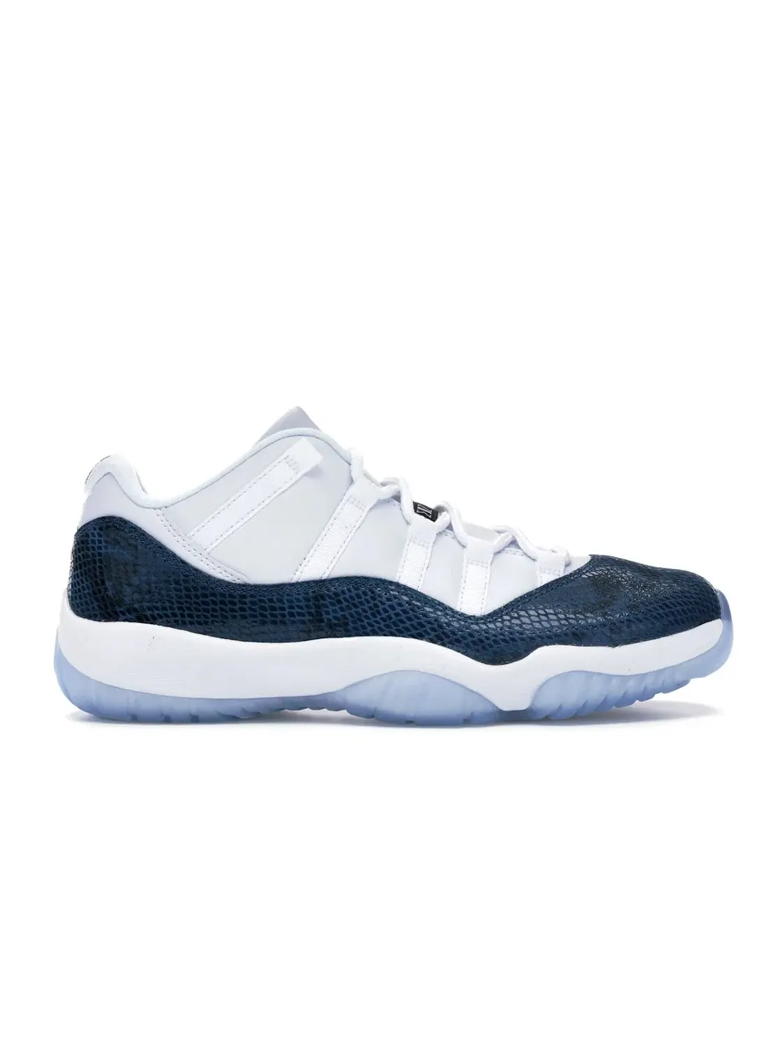 Мужские кроссовки с низким верхом Jordan 11 Retro Low Snake Navy — изображение 1 из 4, белый/черный-темно-синий