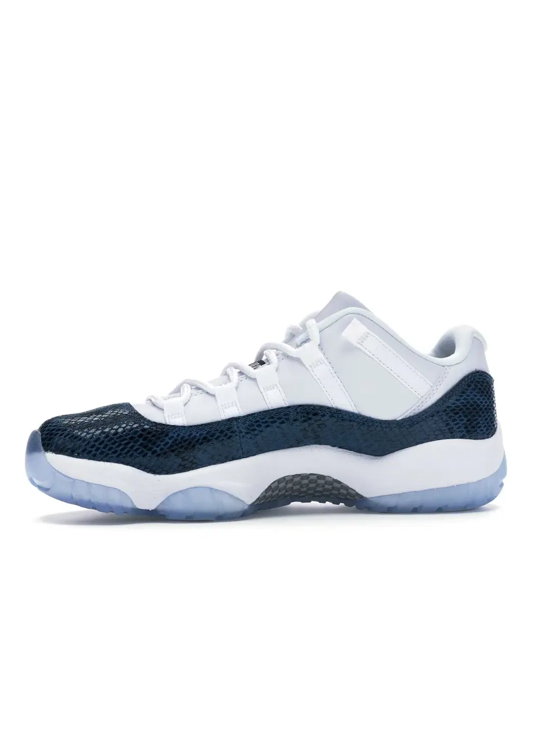 Мужские кроссовки с низким верхом Jordan 11 Retro Low Snake Navy — изображение 3 из 4, белый/черный-темно-синий