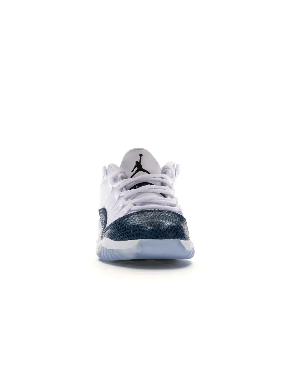 Детские кроссовки с змеиным принтом Jordan 11 Retro Low — изображение 2 из 4, белый/черный-темно-синий