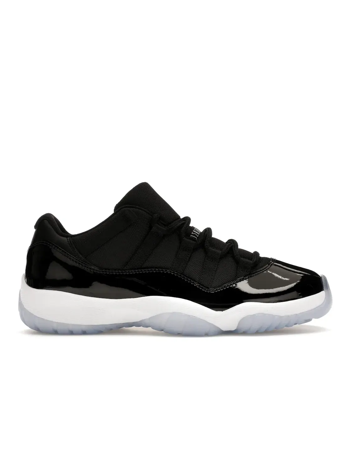Мужские кроссовки с кожаным верхом Jordan 11 Retro Low Space Jam Jordan — изображение 1 из 4, черный//белый