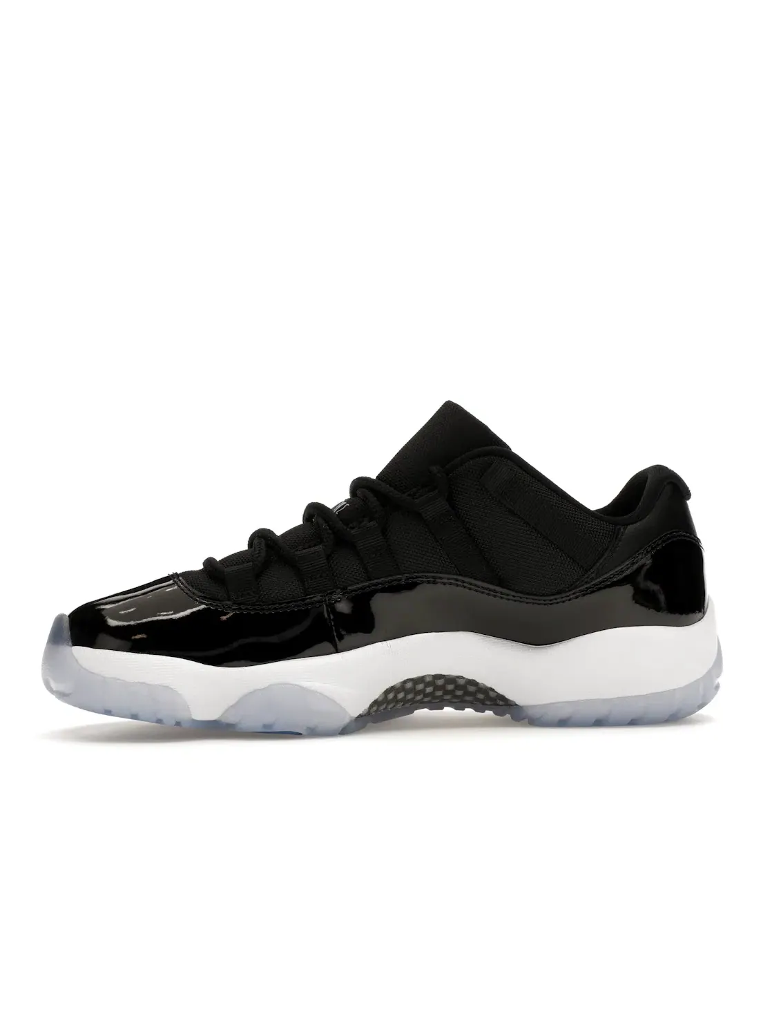 Мужские кроссовки с кожаным верхом Jordan 11 Retro Low Space Jam Jordan — изображение 3 из 4, черный//белый