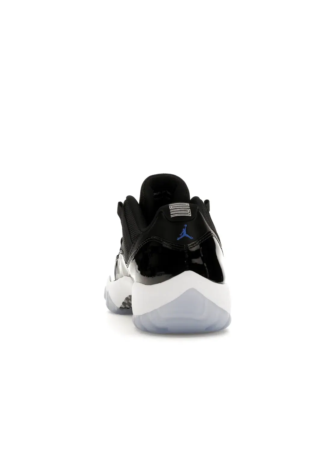 Мужские кроссовки с кожаным верхом Jordan 11 Retro Low Space Jam Jordan — изображение 4 из 4, черный//белый