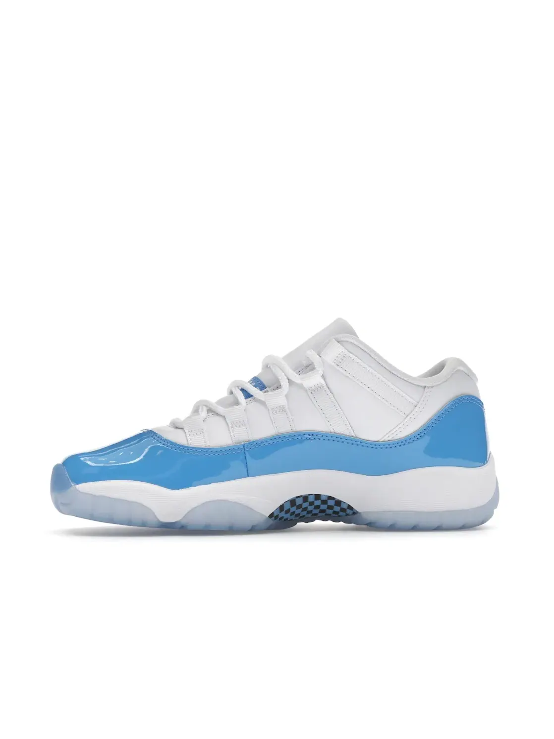 Детские кроссовки Lifestyle с патентованной кожей Jordan 11 Retro Low — изображение 3 из 4, белый/синий/черный