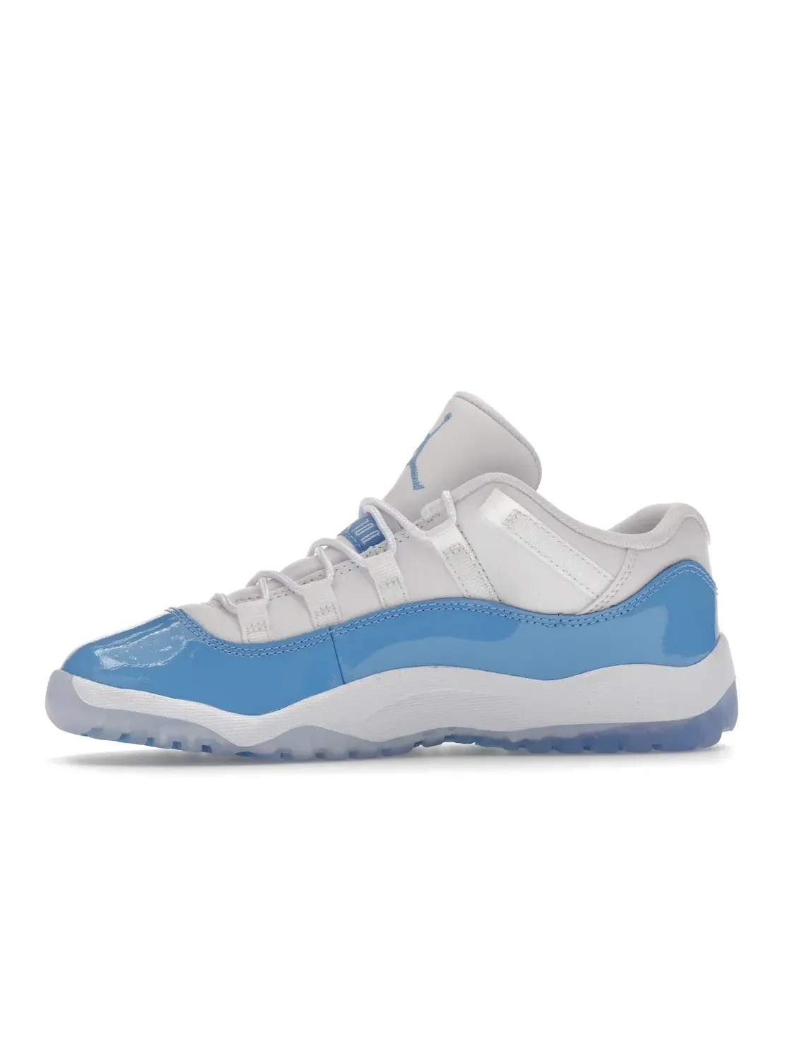 Детские кроссовки Lifestyle с патентованной кожей Jordan 11 Retro Low — изображение 3 из 4, белый/синий/черный