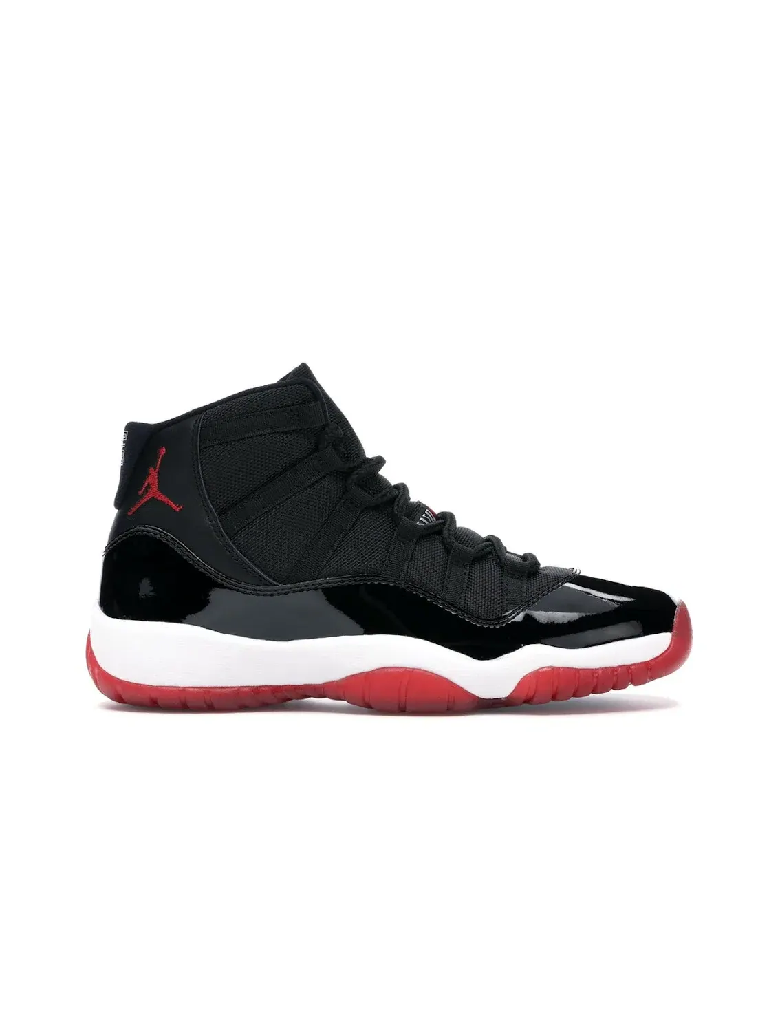 Детские кроссовки для мальчиков с высоким берцем Jordan 11 Retro Jordan — изображение 1 из 4, черный/белый-красный
