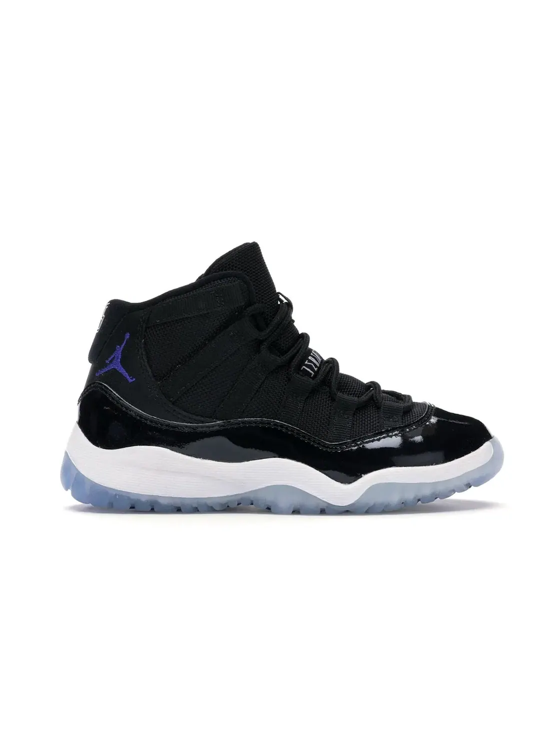 Детские кроссовки с высоким верхом Jordan 11 Retro Space Jam Jordan — изображение 1 из 4, черный/темный-белый